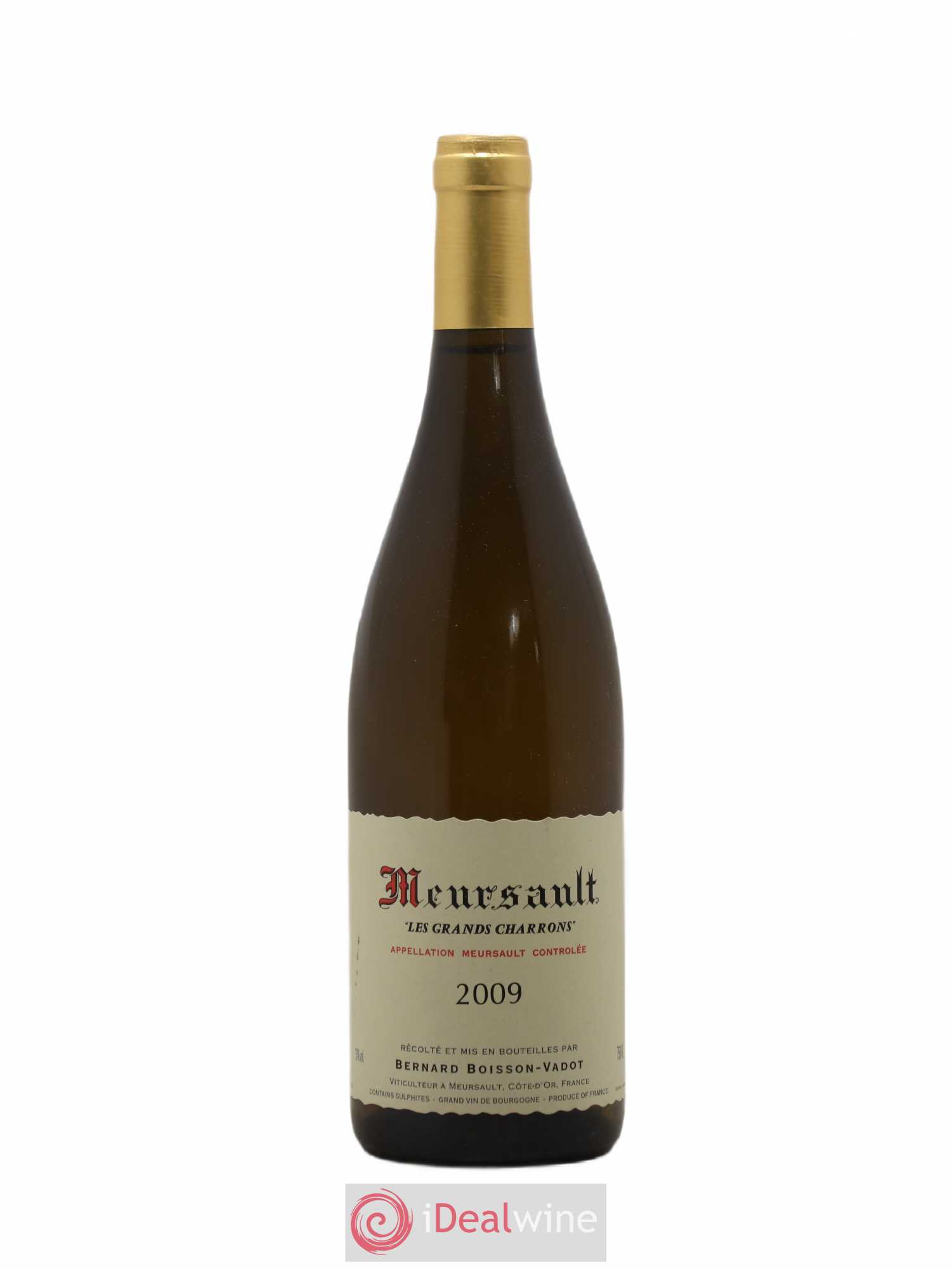 Meursault Les Grands Charrons Boisson-Vadot (Domaine) 2009 - Lot de 1 bouteille - 0
