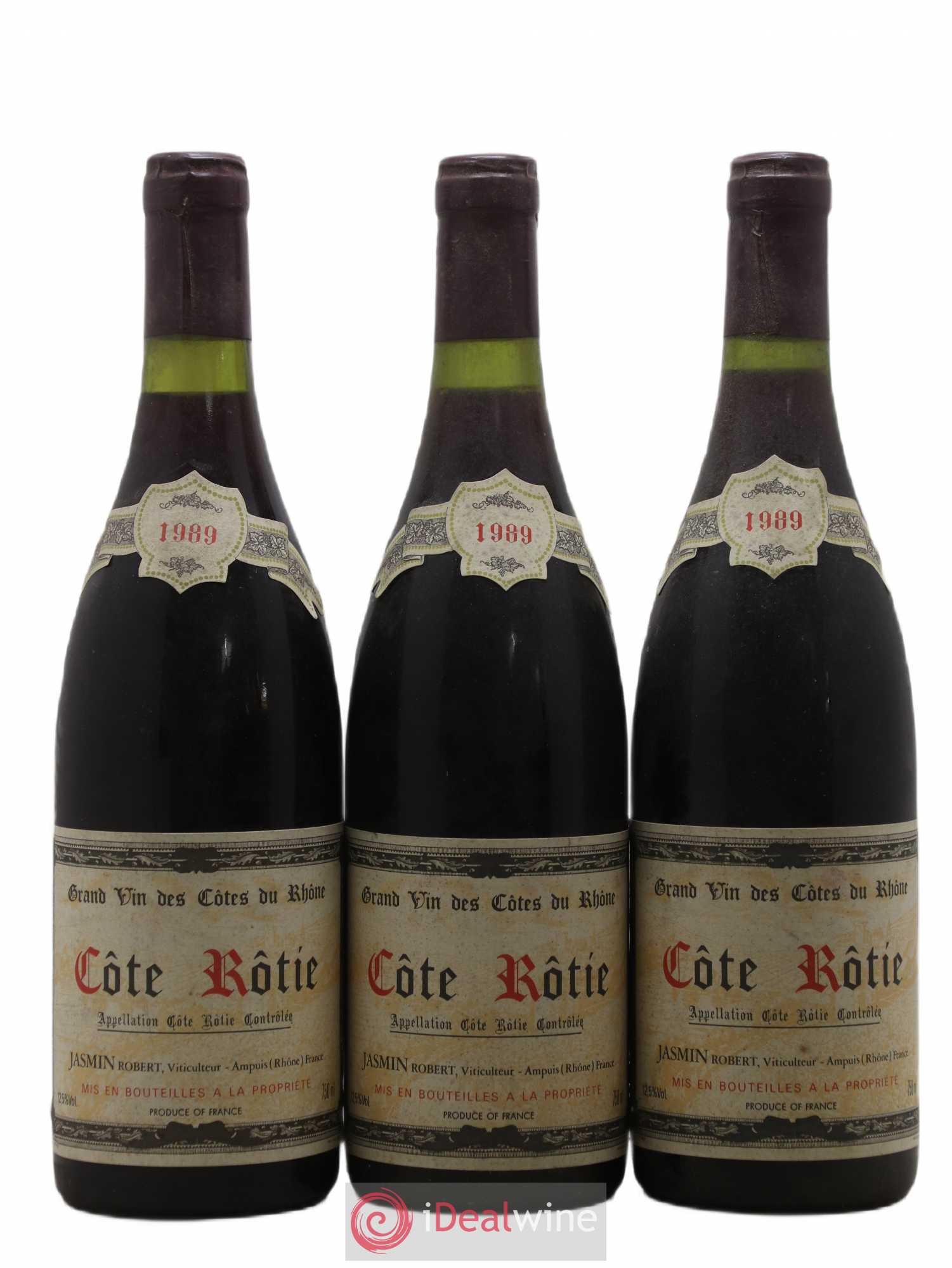 Côte-Rôtie Jasmin (Domaine) 1989 - Lot de 3 bouteilles - 0