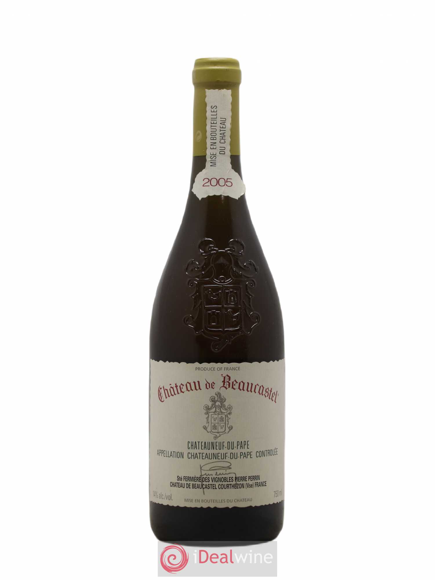 Châteauneuf-du-Pape Château de Beaucastel Famille Perrin 2005 - Lot de 1 bouteille - 0