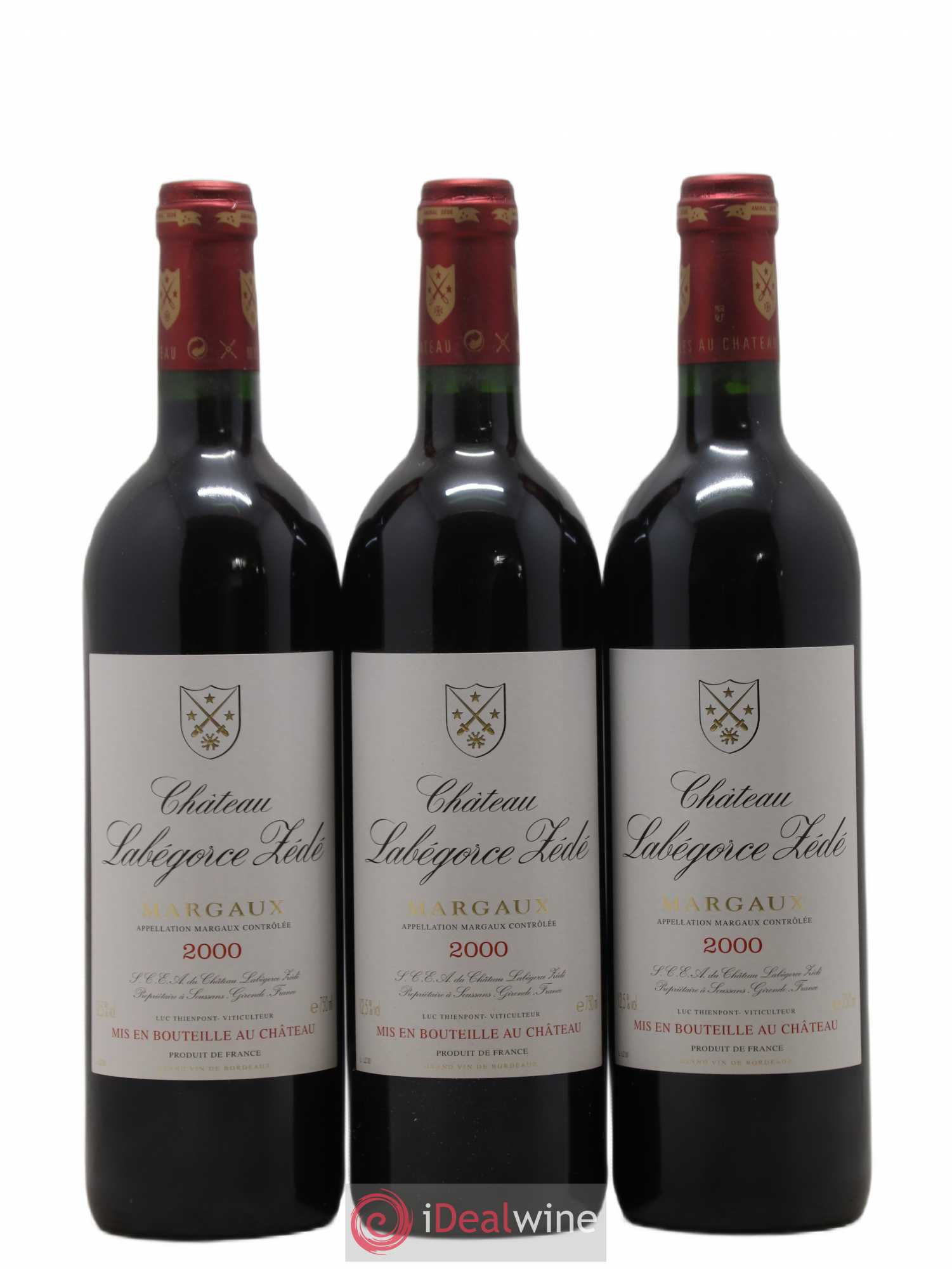 Château Labegorce Zédé Cru Bourgeois 2000 - Lot de 12 bouteilles - 2