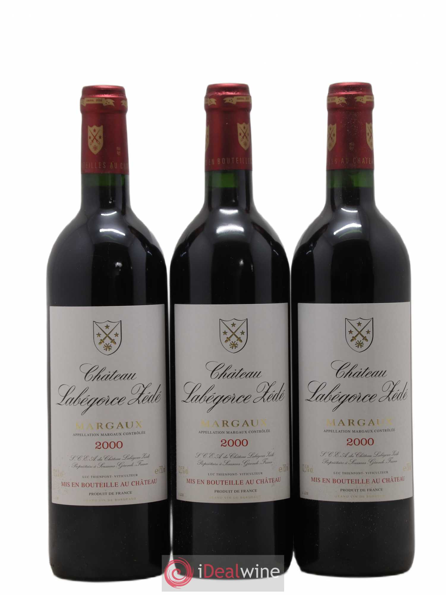 Château Labegorce Zédé Cru Bourgeois 2000 - Lot de 12 bouteilles - 4