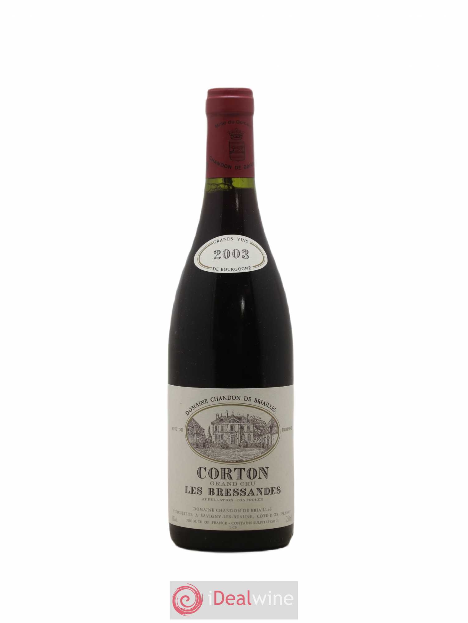 Corton Grand Cru Bressandes Chandon de Briailles 2003 - Lot de 1 bouteille - 0