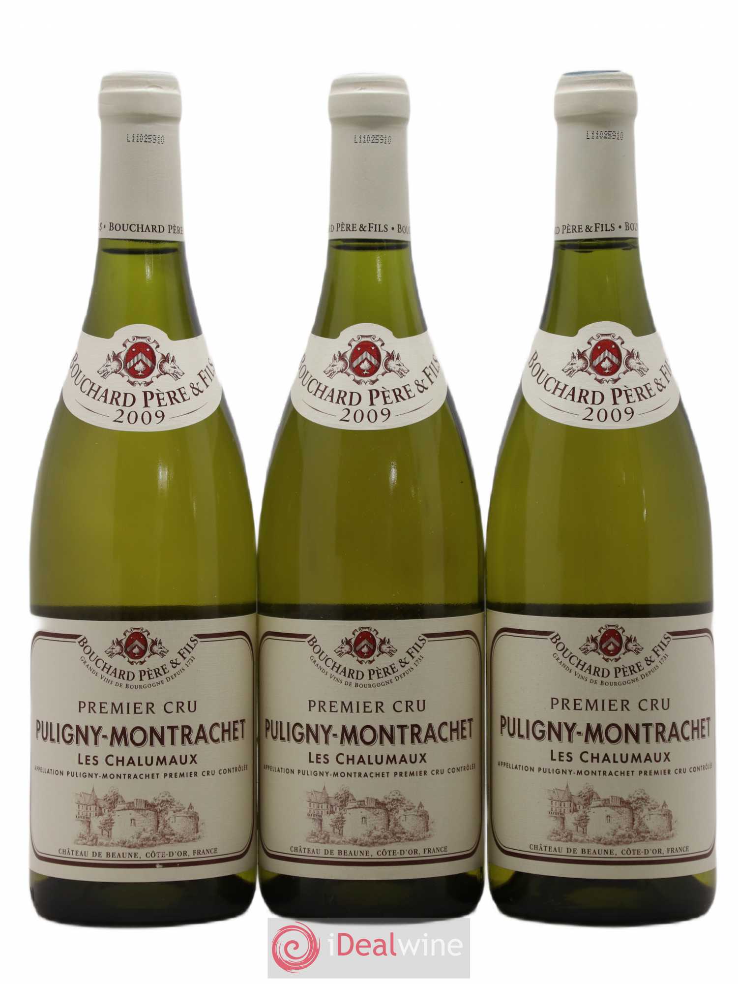 Puligny-Montrachet 1er Cru Les Chalumaux Bouchard Père & Fils 2009 - Lot de 3 bouteilles - 0