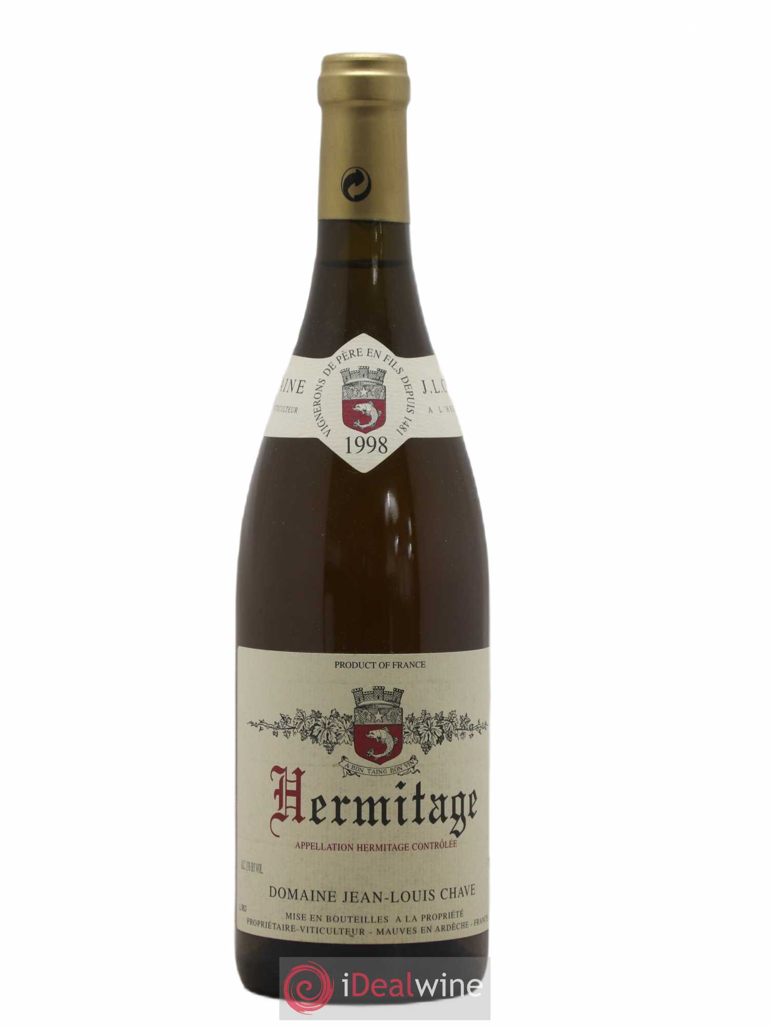 Hermitage Jean-Louis Chave 1998 - Lot de 1 bouteille - 0