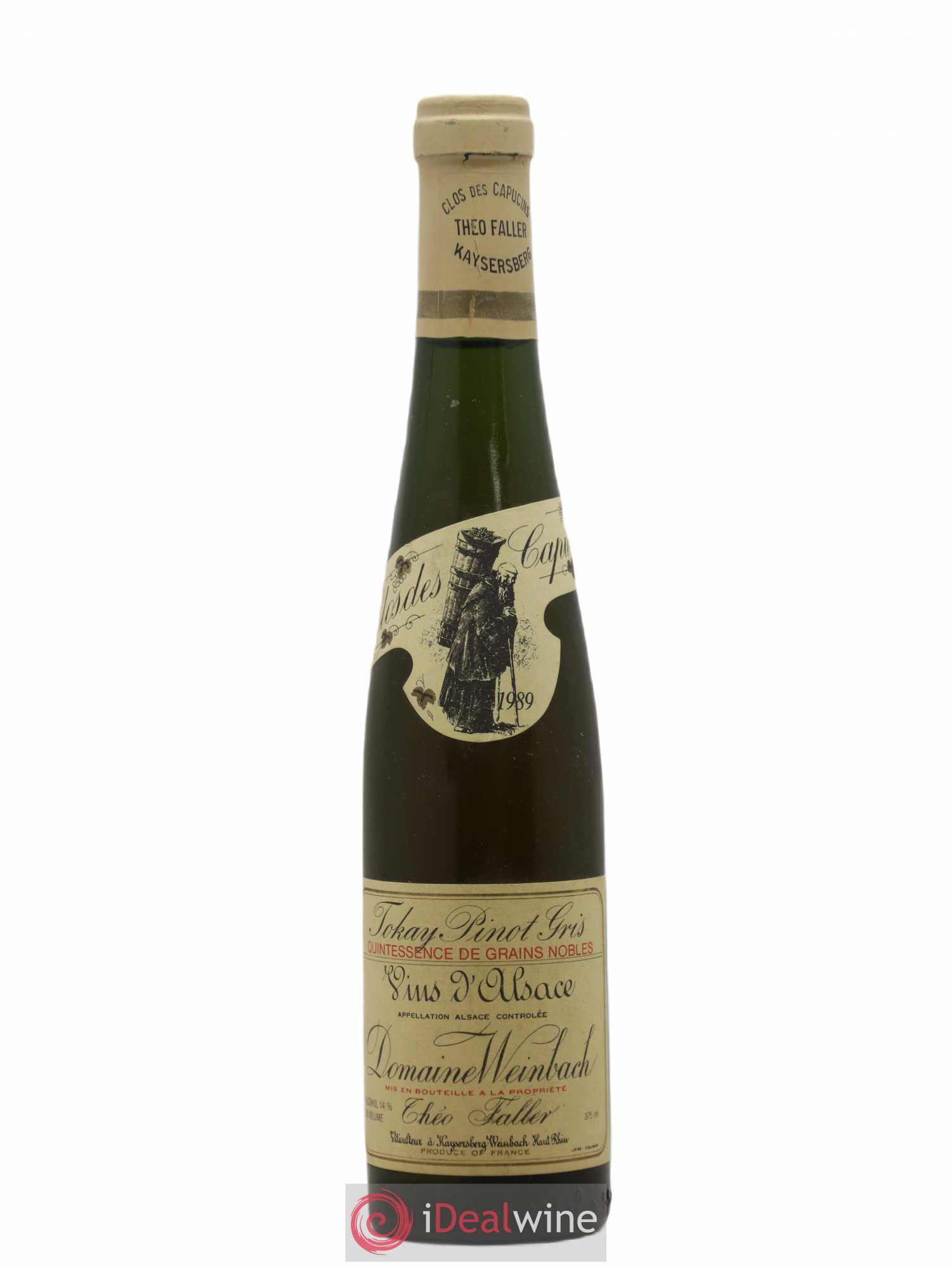 Alsace Pinot Gris (Tokay) Quintessence de Grains Nobles Clos des Capucins - Cuvée d'Or Weinbach (Domaine) 1989 - Posten von 1 Demi-Flasche - 0