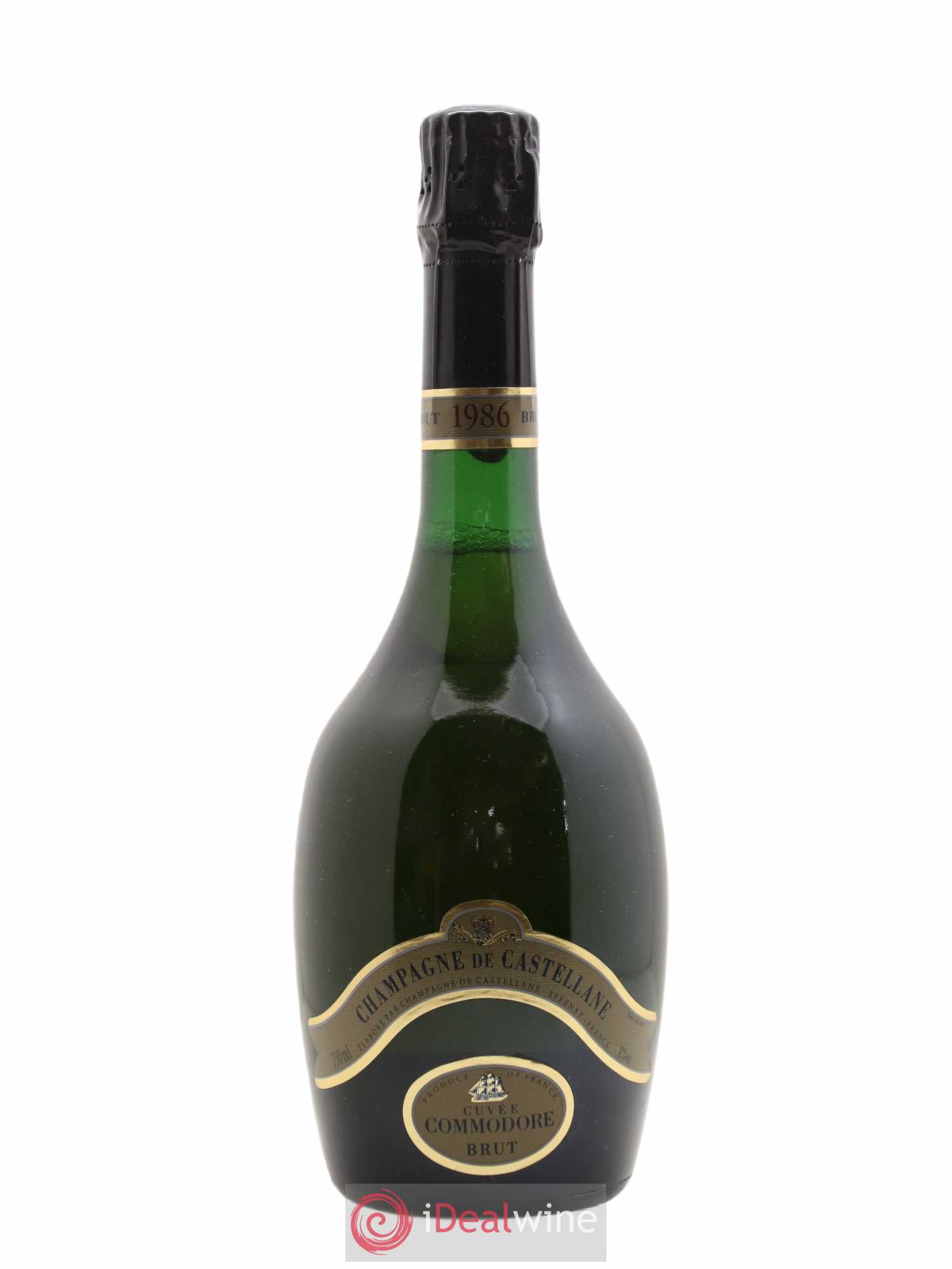 Champagne De Castellane cuvée Commodore brut 1986 - Posten von 1 Flasche - 0