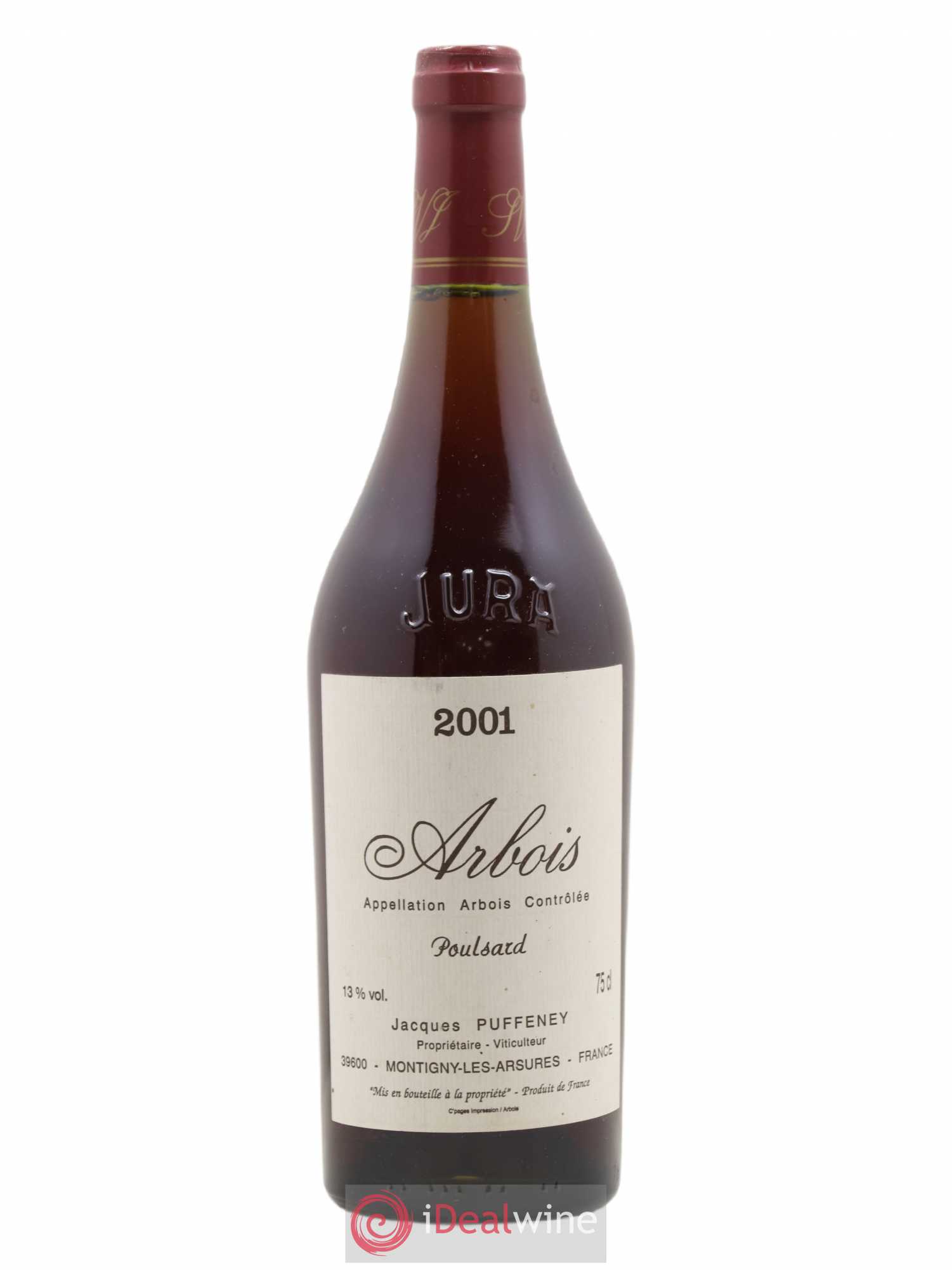 Arbois Poulsard Jacques Puffeney 2001 - Lot de 1 bouteille - 0