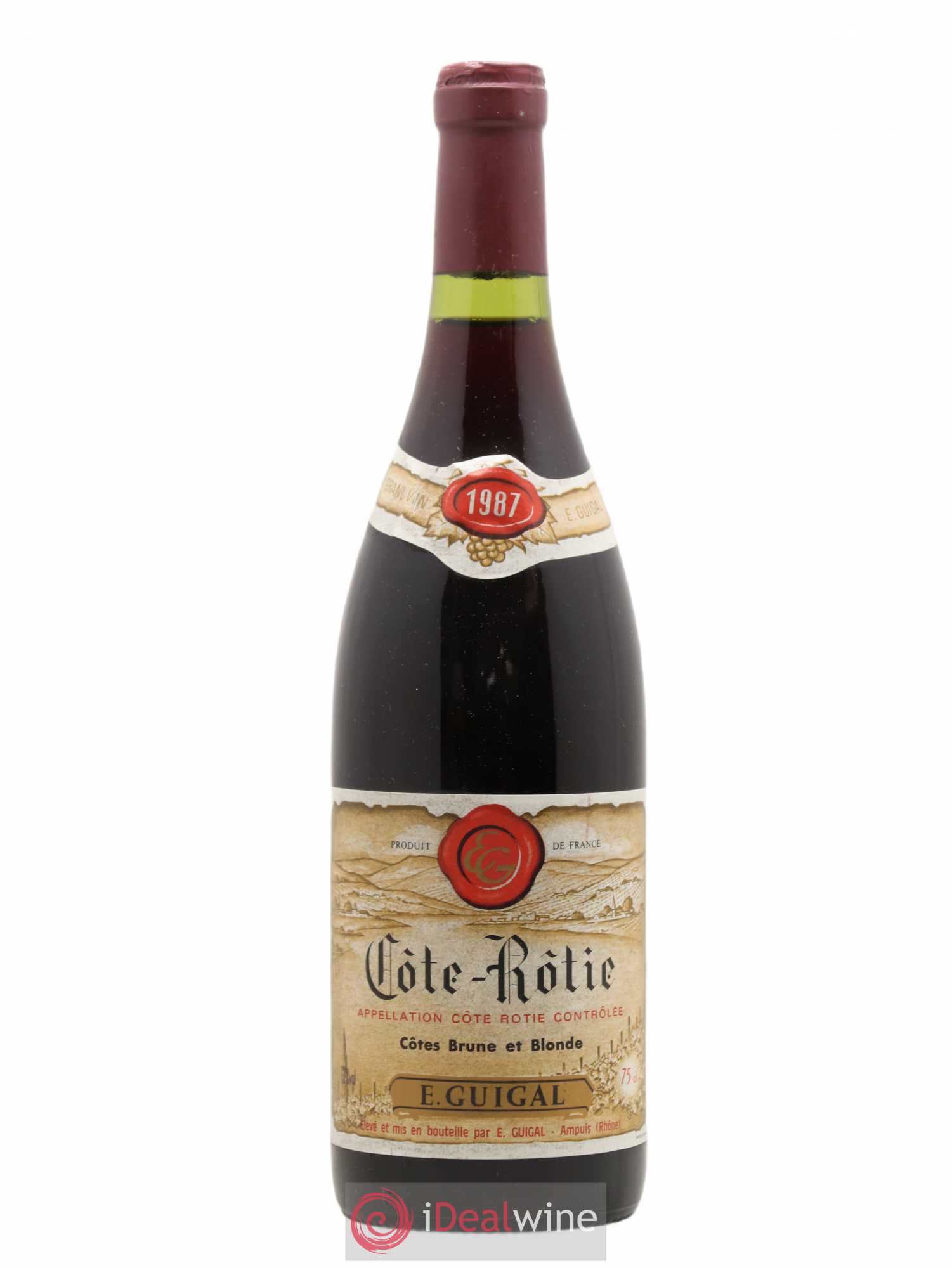 Côte-Rôtie Côtes Brune et Blonde Guigal 1987 - Lot de 1 bouteille - 0