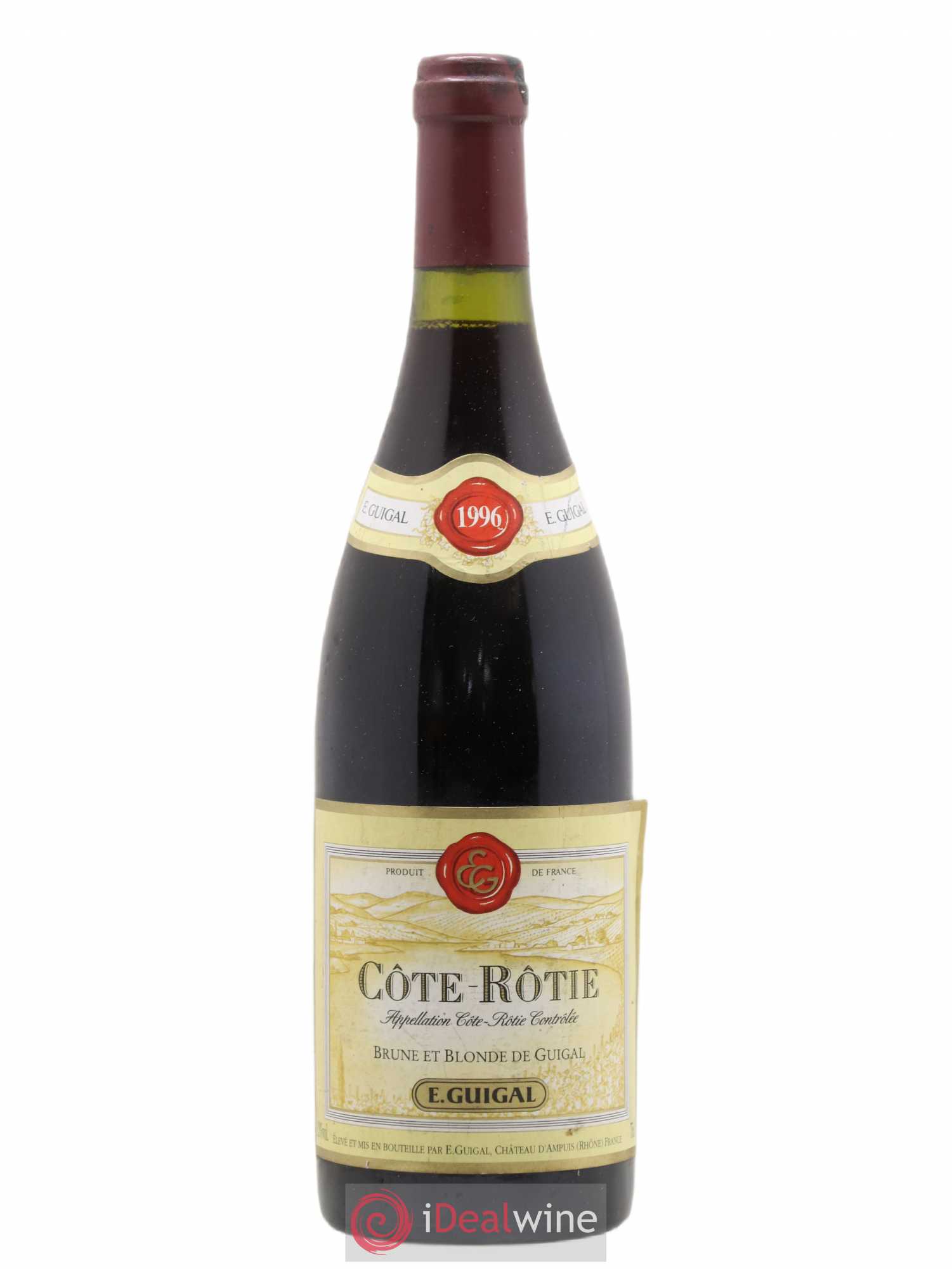 Côte-Rôtie Côtes Brune et Blonde Guigal 1996 - Lot de 1 bouteille - 0
