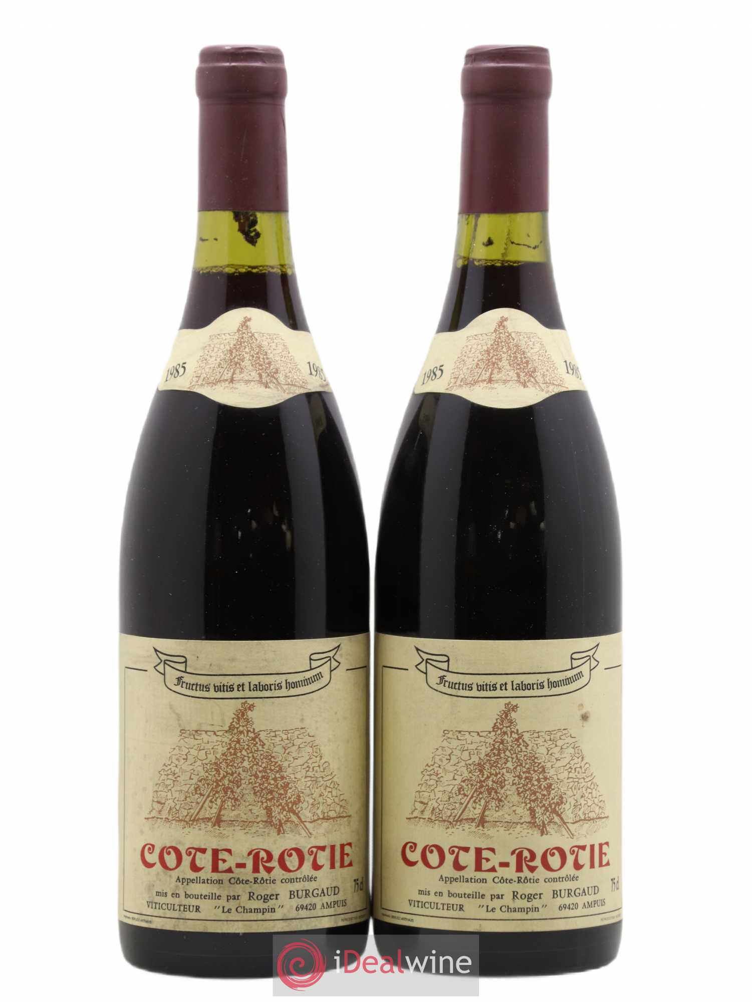 Côte-Rôtie Bernard Burgaud 1985 - Lot de 2 bouteilles - 0