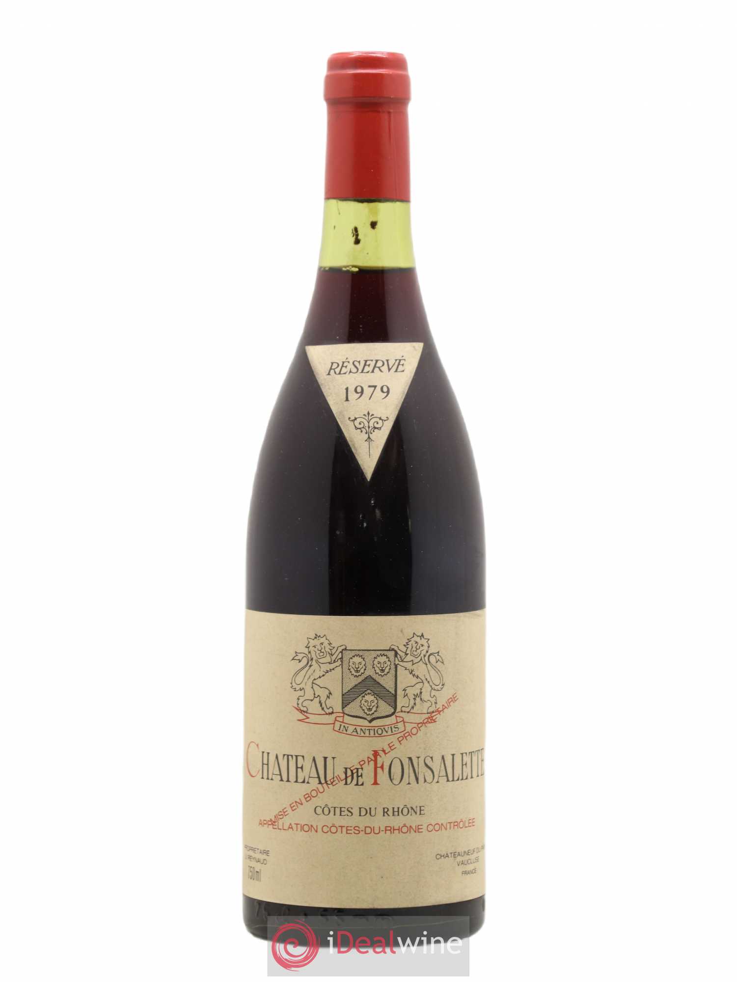 Côtes-du-Rhône Château de Fonsalette Emmanuel Reynaud 1979 - Lot de 1 bouteille - 0
