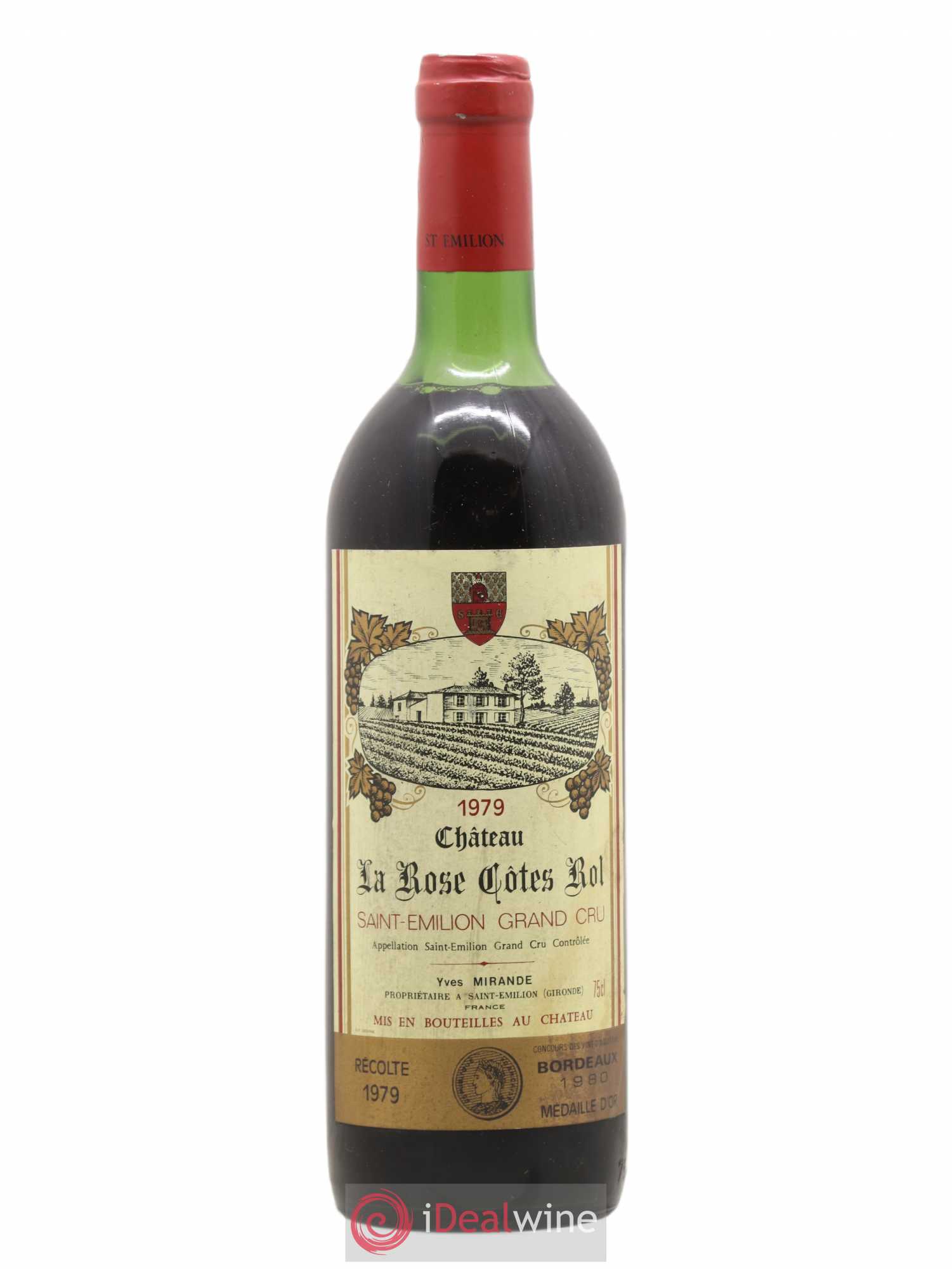 Saint-Émilion Grand Cru Château la Rose Côtes Rol 1979 - Lot de 1 bouteille - 0