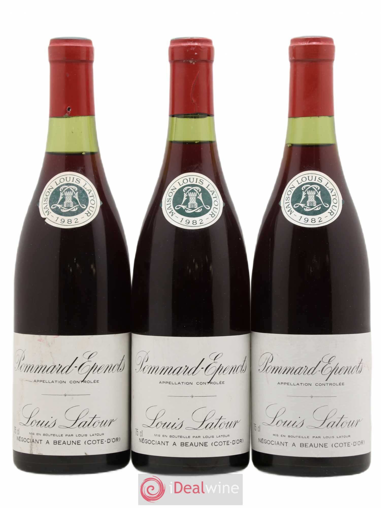 Pommard 1er Cru Les Epenots Louis Latour 1982 - Lot de 3 bouteilles - 0