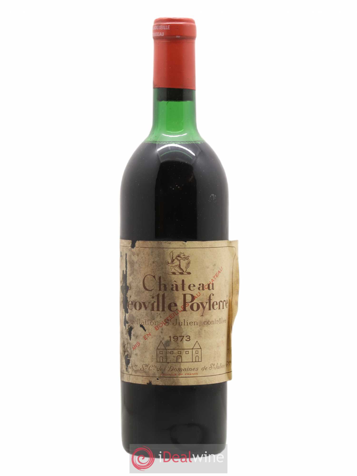Château Léoville Poyferré 2ème Grand Cru Classé 1973 - Lot de 1 bouteille - 0