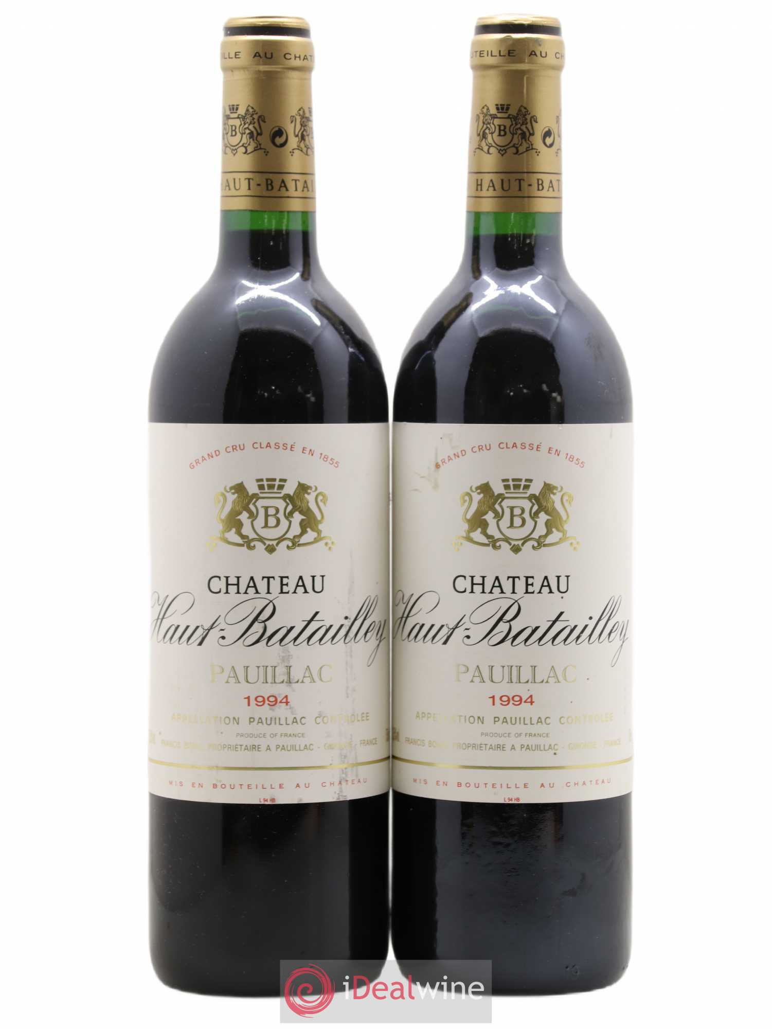 Château Haut Batailley 5ème Grand Cru Classé 1994 - Lot de 2 bouteilles - 0