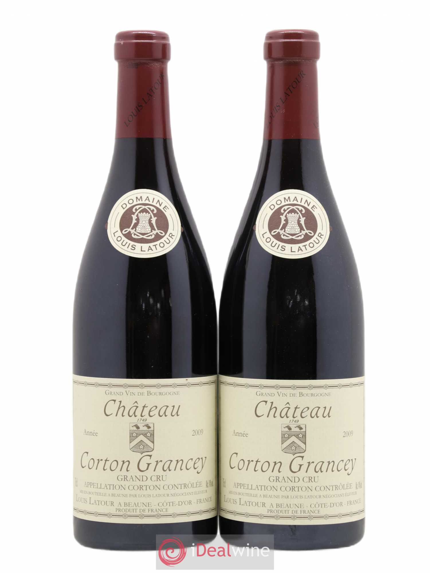 Corton Grand Cru Château Corton Grancey Louis Latour 2009 - Lot de 2 bouteilles - 0