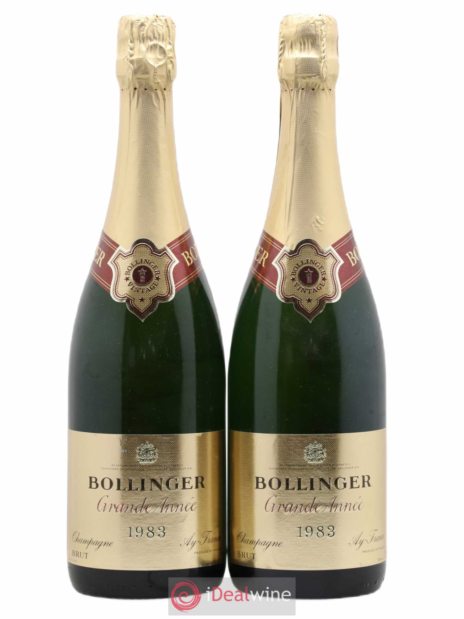 La Grande Année Brut Bollinger 1983 - Lot de 2 bouteilles - 0