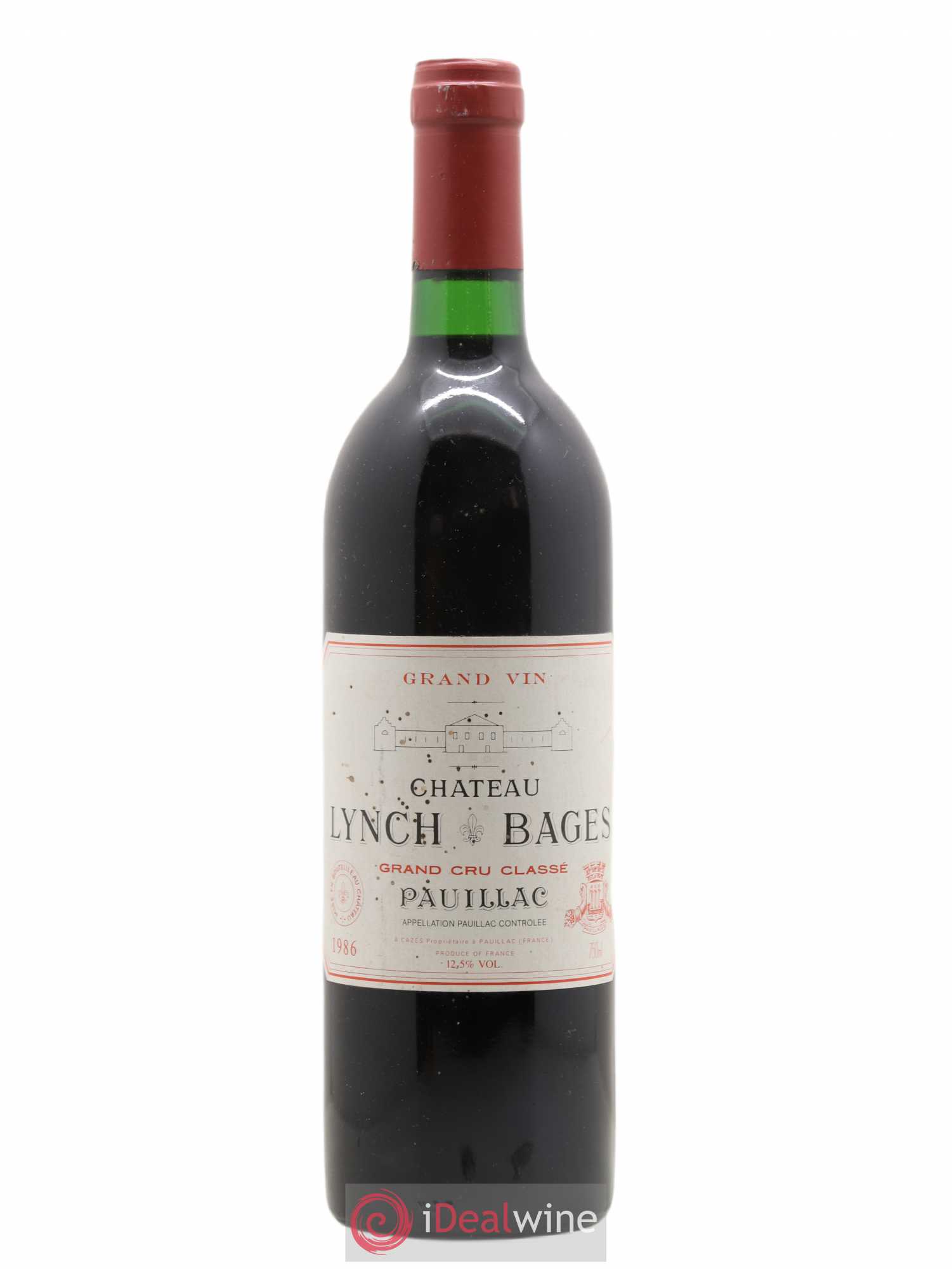 Château Lynch Bages 5ème Grand Cru Classé 1986 - Lot de 1 bouteille - 0