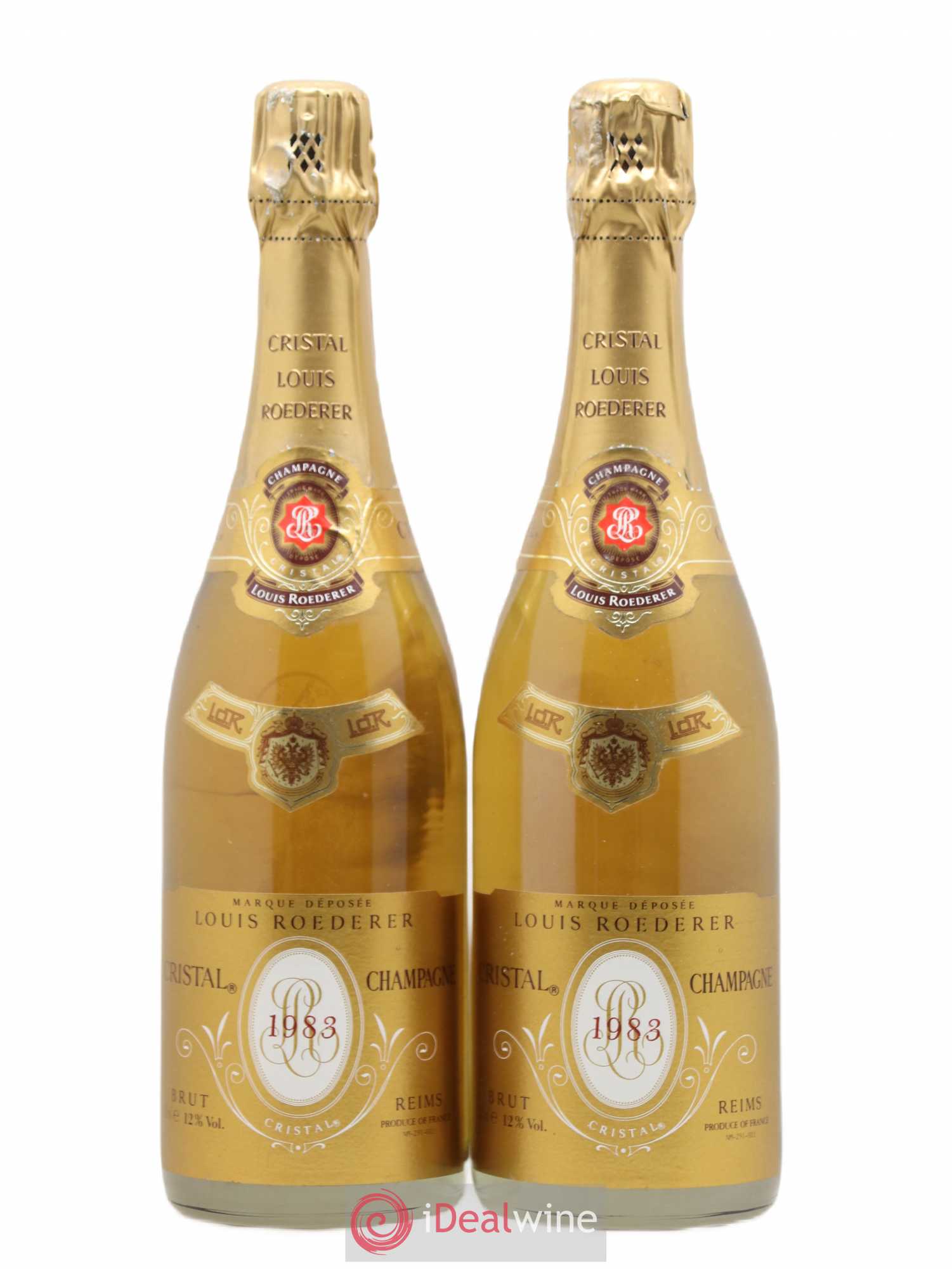 Cristal Louis Roederer 1983 - Lot de 2 bouteilles - 0