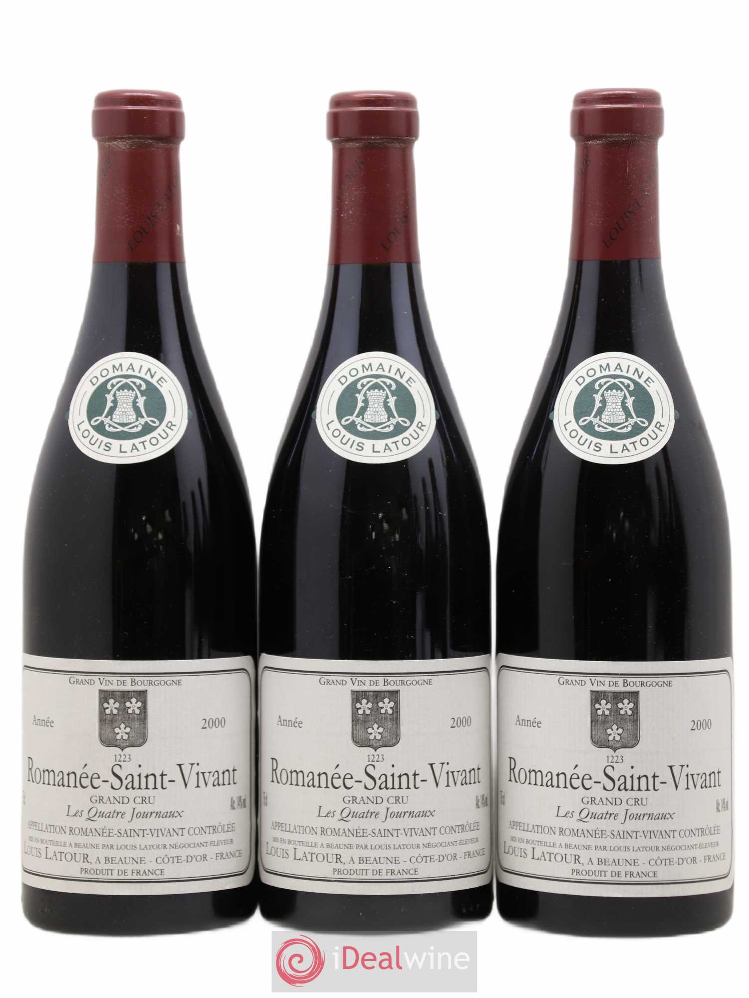 Romanée-Saint-Vivant Grand Cru Les Quatre Journaux Louis Latour 2000 - Lot de 6 bouteilles - 3