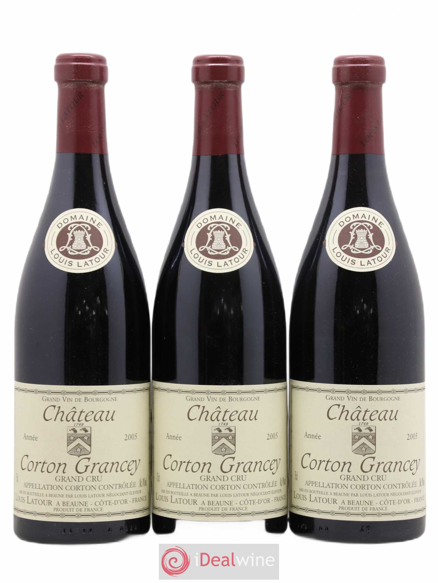 Corton Grand Cru Château Corton Grancey Louis Latour 2005 - Lot de 6 bouteilles - 1