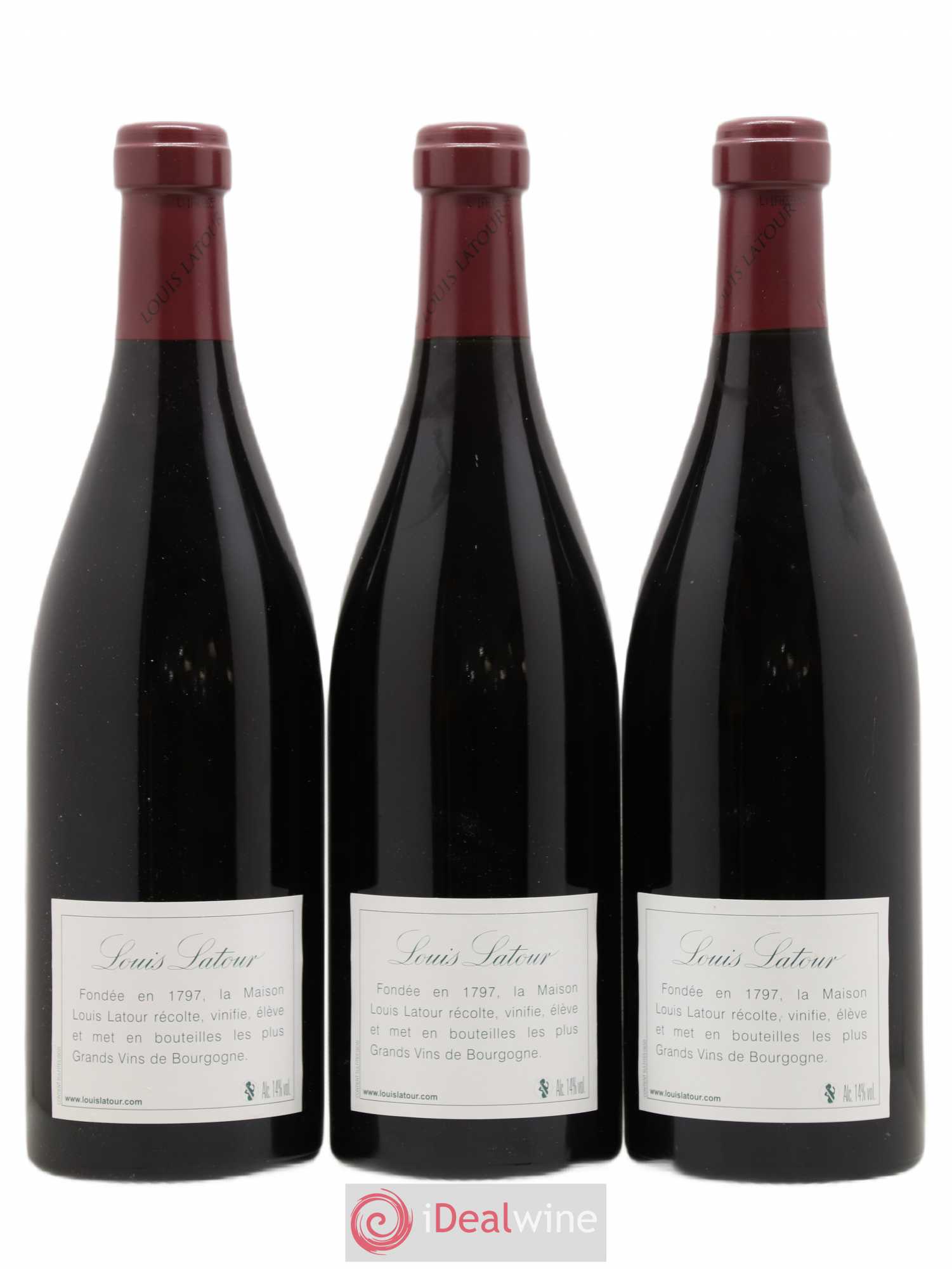 Chambertin Grand Cru Cuvée Héritiers Latour Louis Latour 1999 - Lot de 3 bouteilles - 1