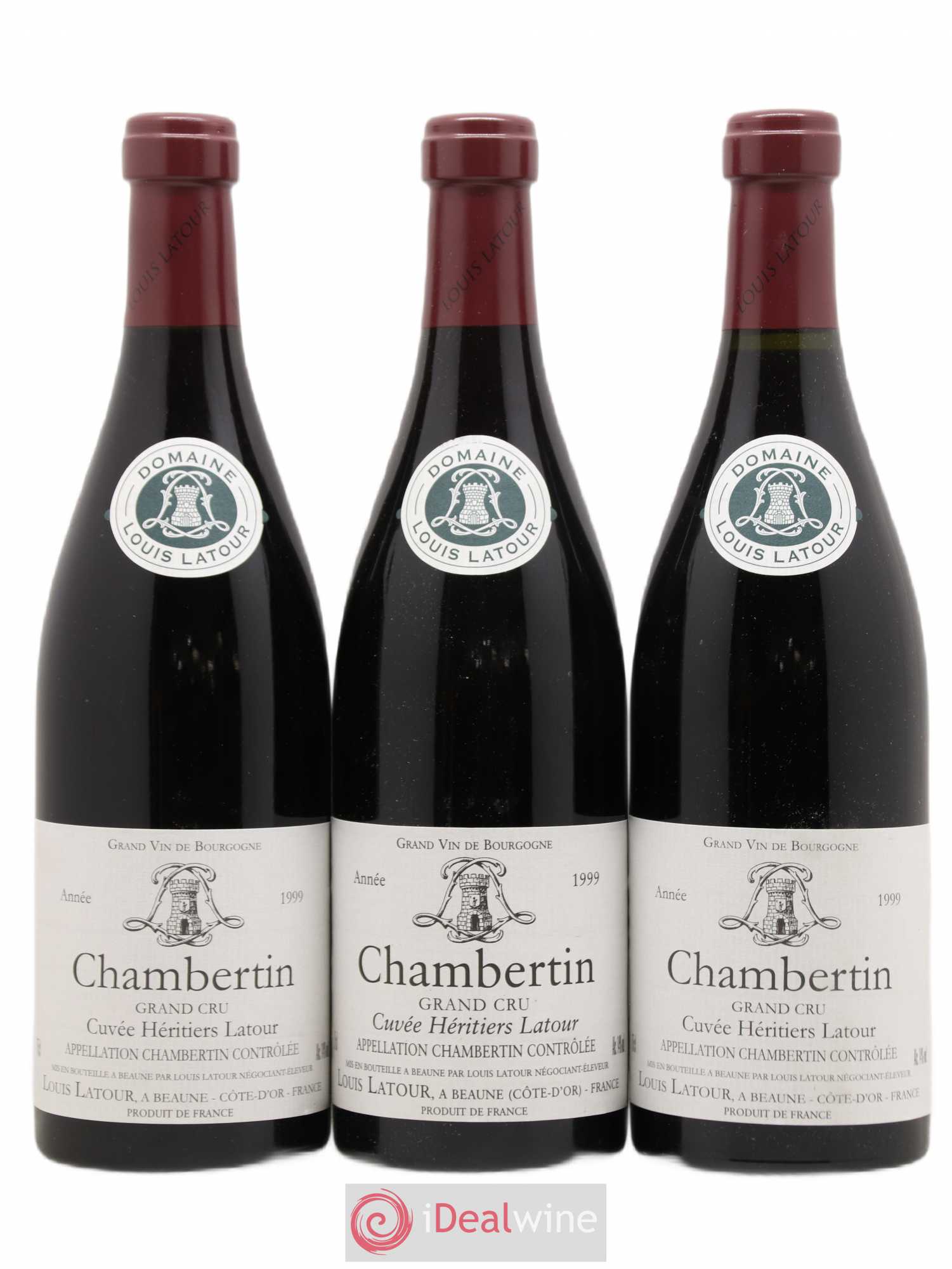 Chambertin Grand Cru Cuvée Héritiers Latour Louis Latour 1999 - Lot de 6 bouteilles - 2