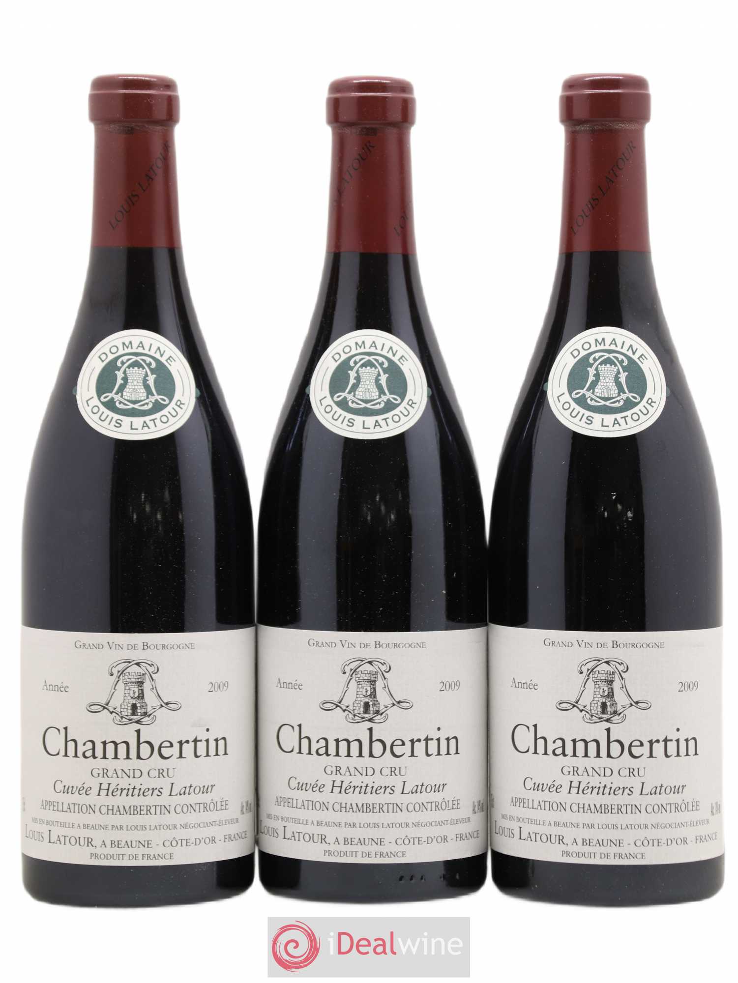 Chambertin Grand Cru Cuvée Héritiers Latour Louis Latour 2009 - Lot de 6 bouteilles - 1
