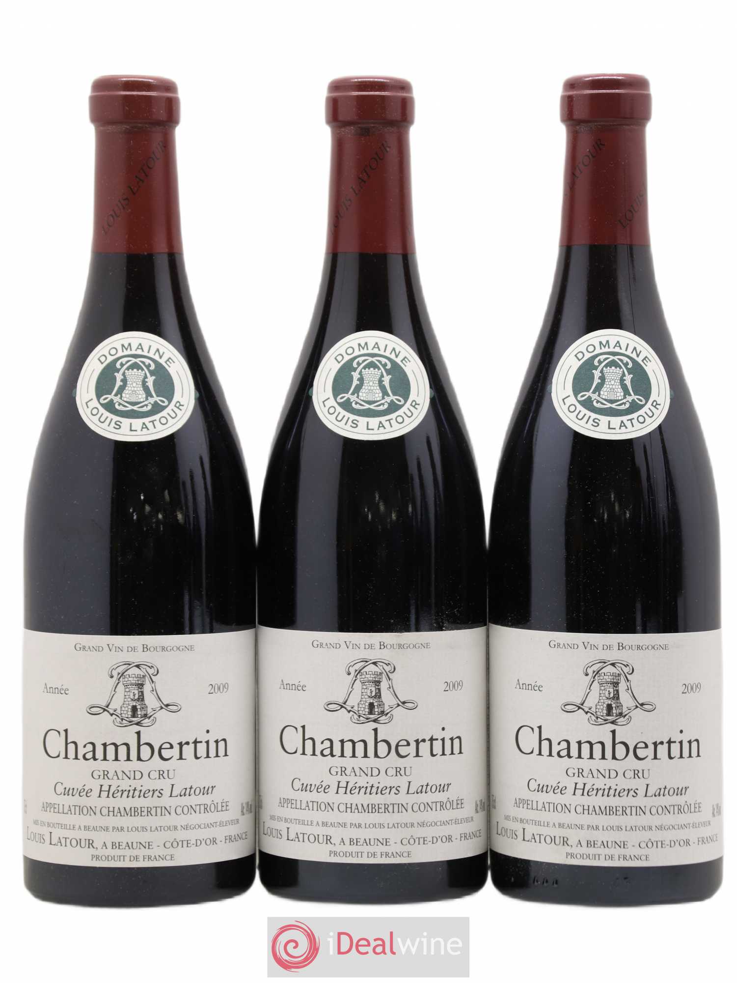 Chambertin Grand Cru Cuvée Héritiers Latour Louis Latour 2009 - Lot de 6 bouteilles - 3