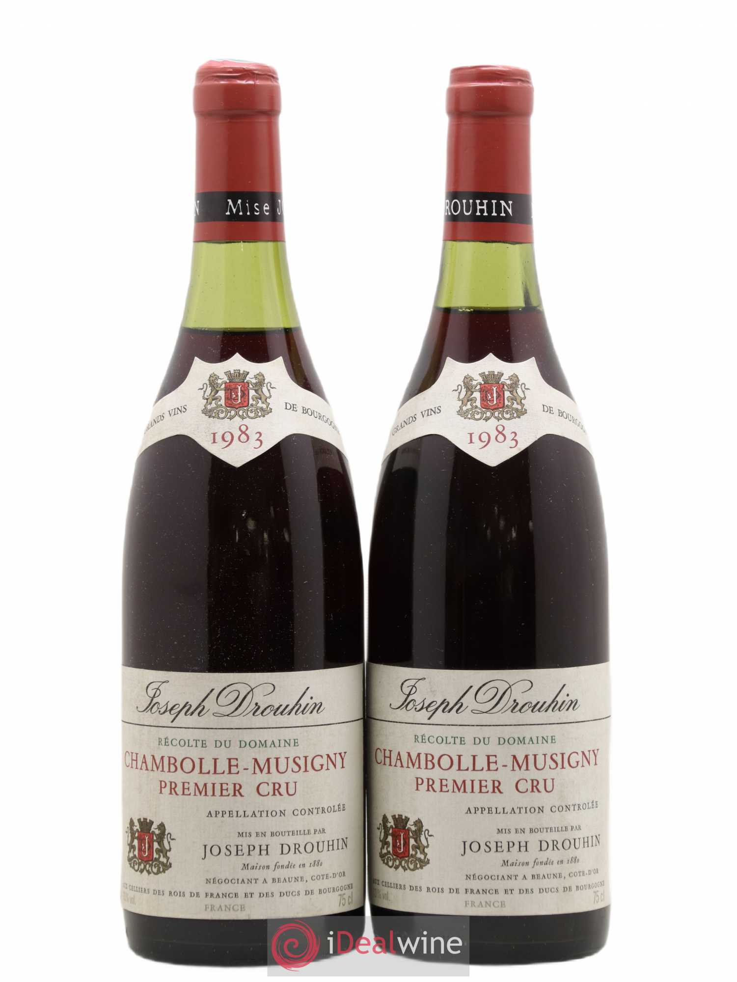Chambolle-Musigny 1er Cru Joseph Drouhin 1983 - Lot de 2 bouteilles - 0