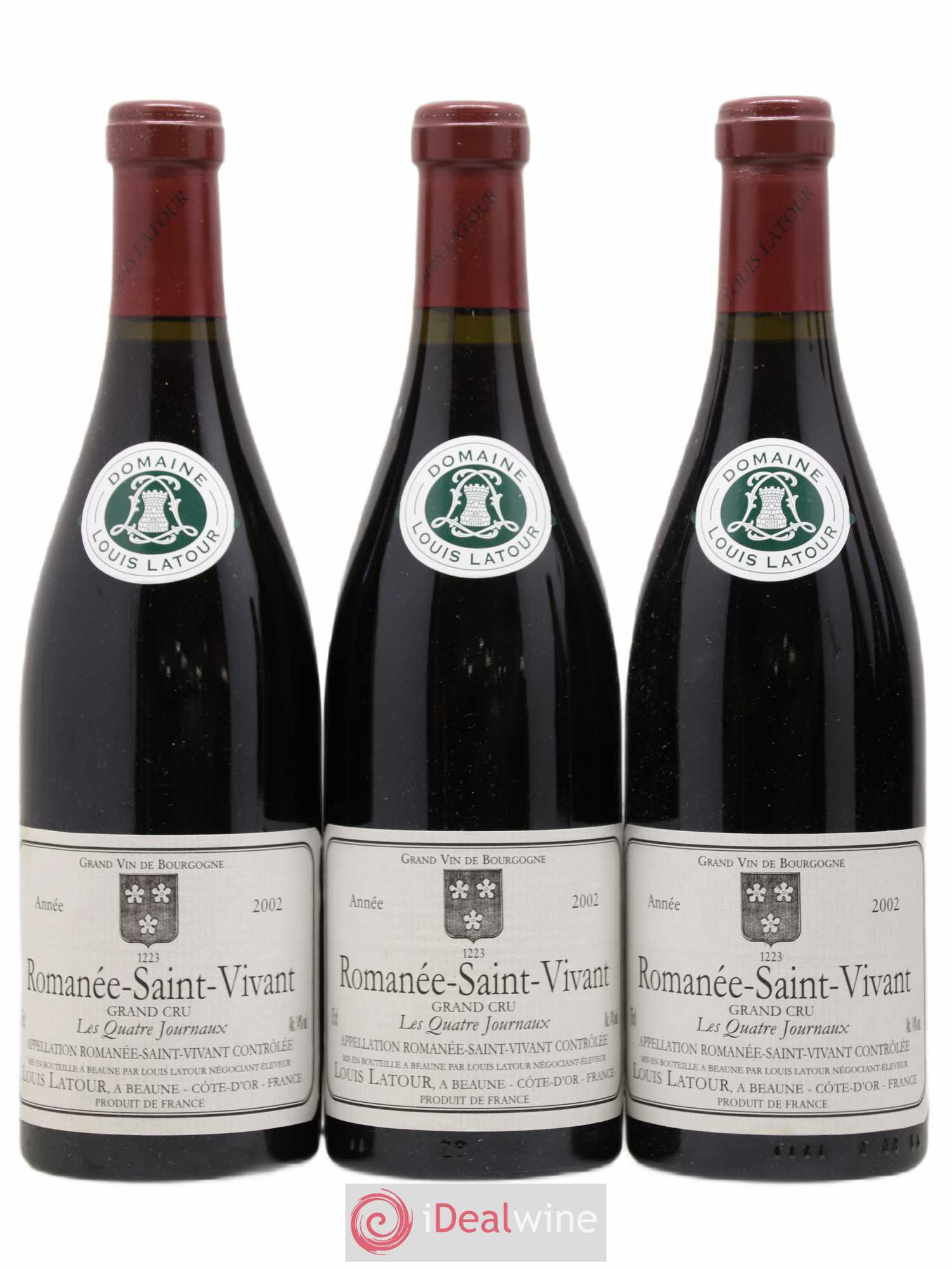 Romanée-Saint-Vivant Grand Cru Les Quatre Journaux Louis Latour 2002 - Lot de 6 bouteilles - 3