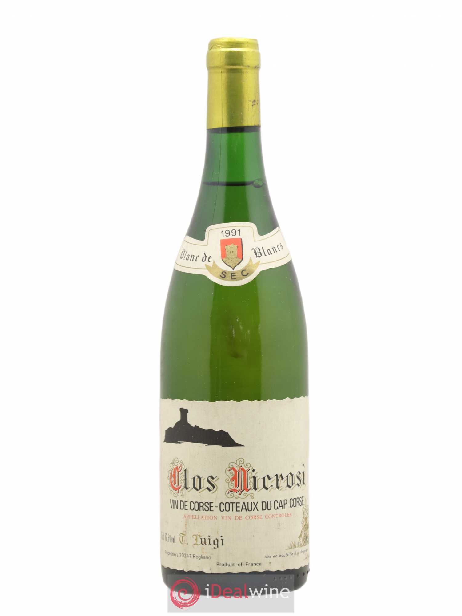 Vin de Corse Clos Nicrosi 1991 - Posten von 1 Flasche - 0