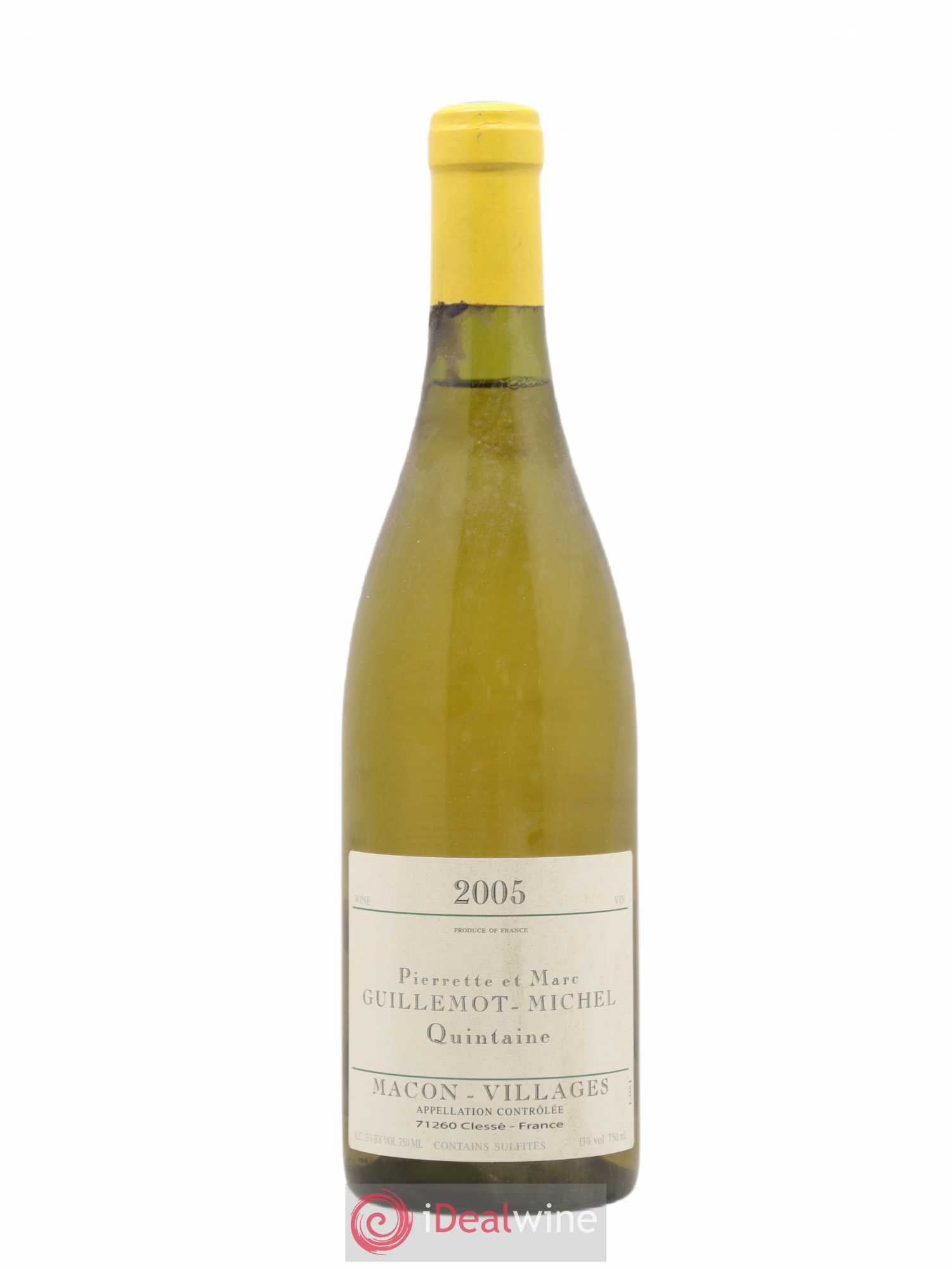 Mâcon Quintaine Guillemot Michel 2005 - Posten von 1 Flasche - 0