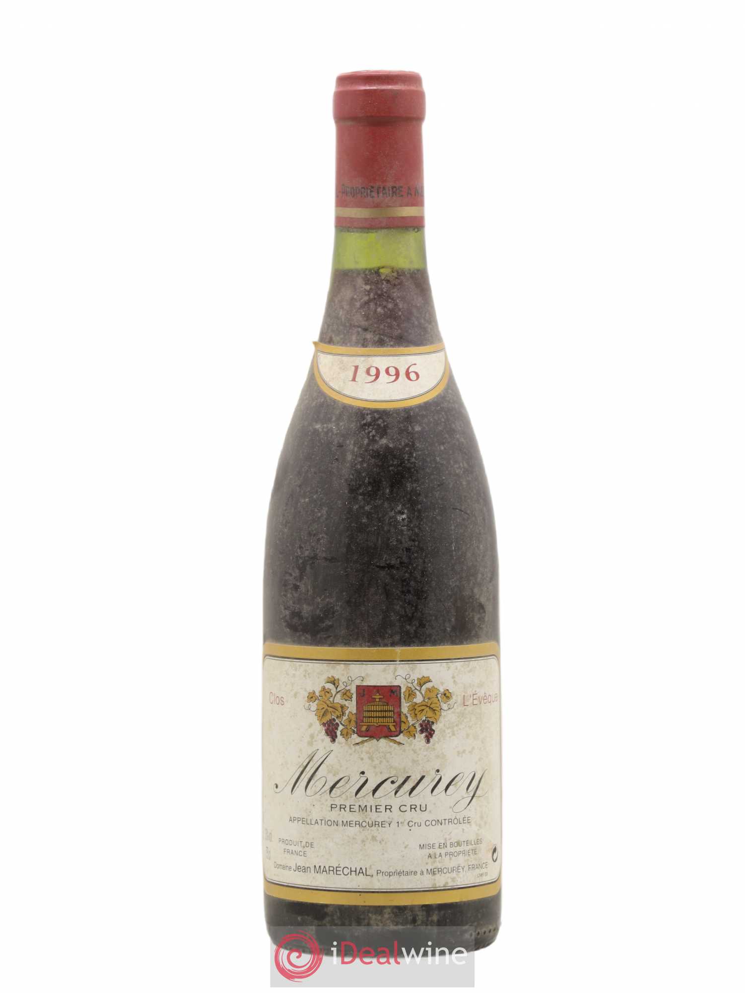 Mercurey 1er Cru J. Marechal 1996 - Lot de 1 bouteille - 0