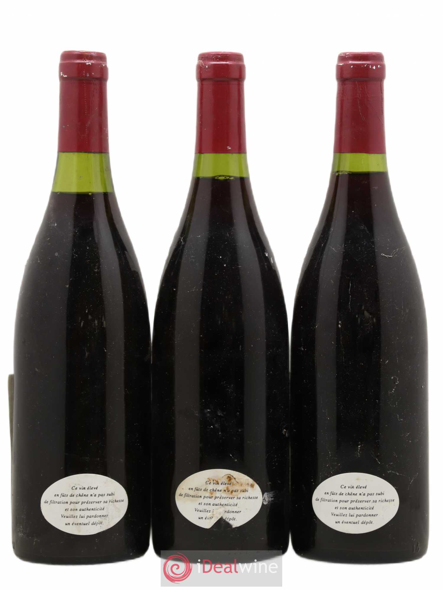 Vosne-Romanée Les Chaumes Jean Faurois 1990 - Posten von 3 Flaschen - 1