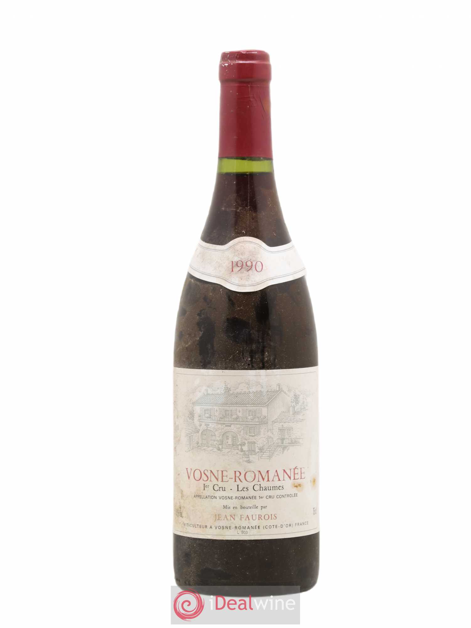 Vosne-Romanée Les Chaumes Jean Faurois 1990 - Posten von 1 Flasche - 0