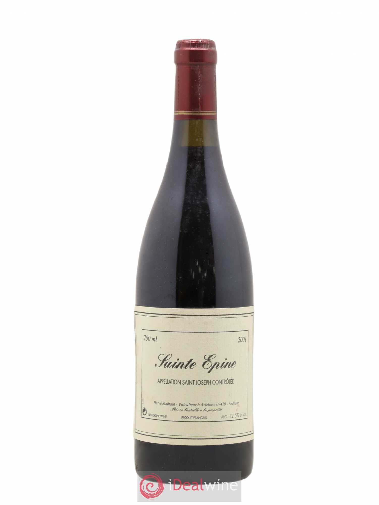 Saint-Joseph Sainte Epine Hervé Souhaut - Domaine Romaneaux-Destezet 2001 - Lot de 1 bouteille - 0