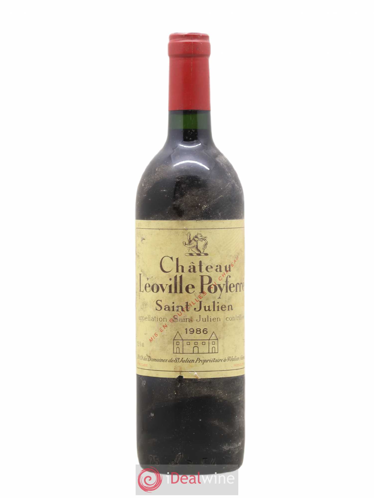 Château Léoville Poyferré 2ème Grand Cru Classé 1986 - Lot de 1 bouteille - 0