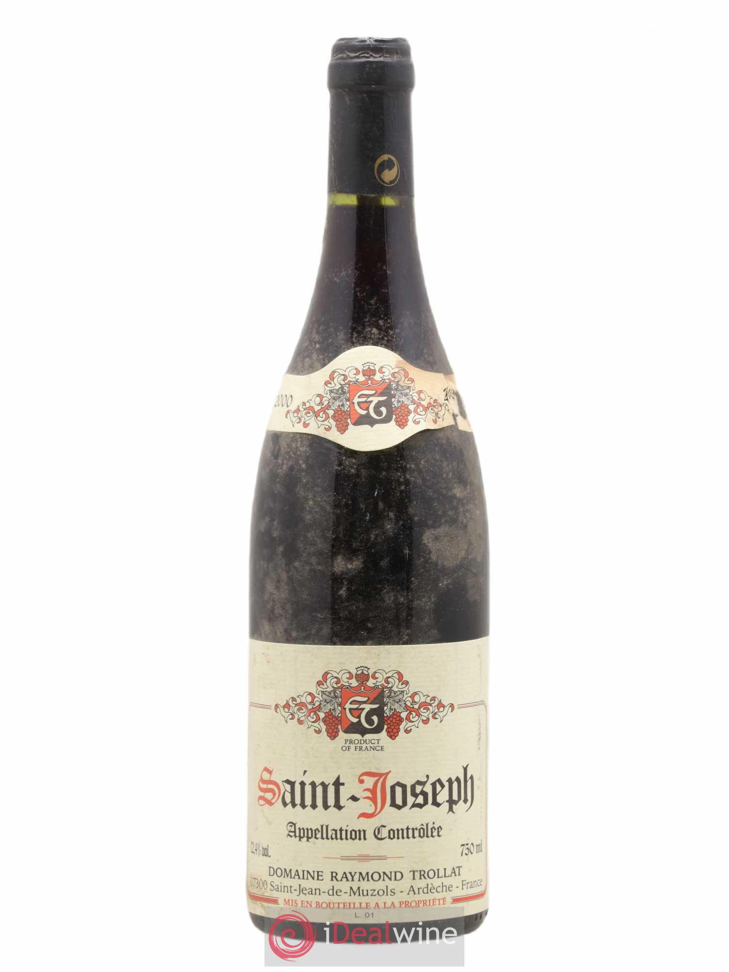Saint-Joseph Raymond Trollat 2000 - Lot de 1 bouteille - 0