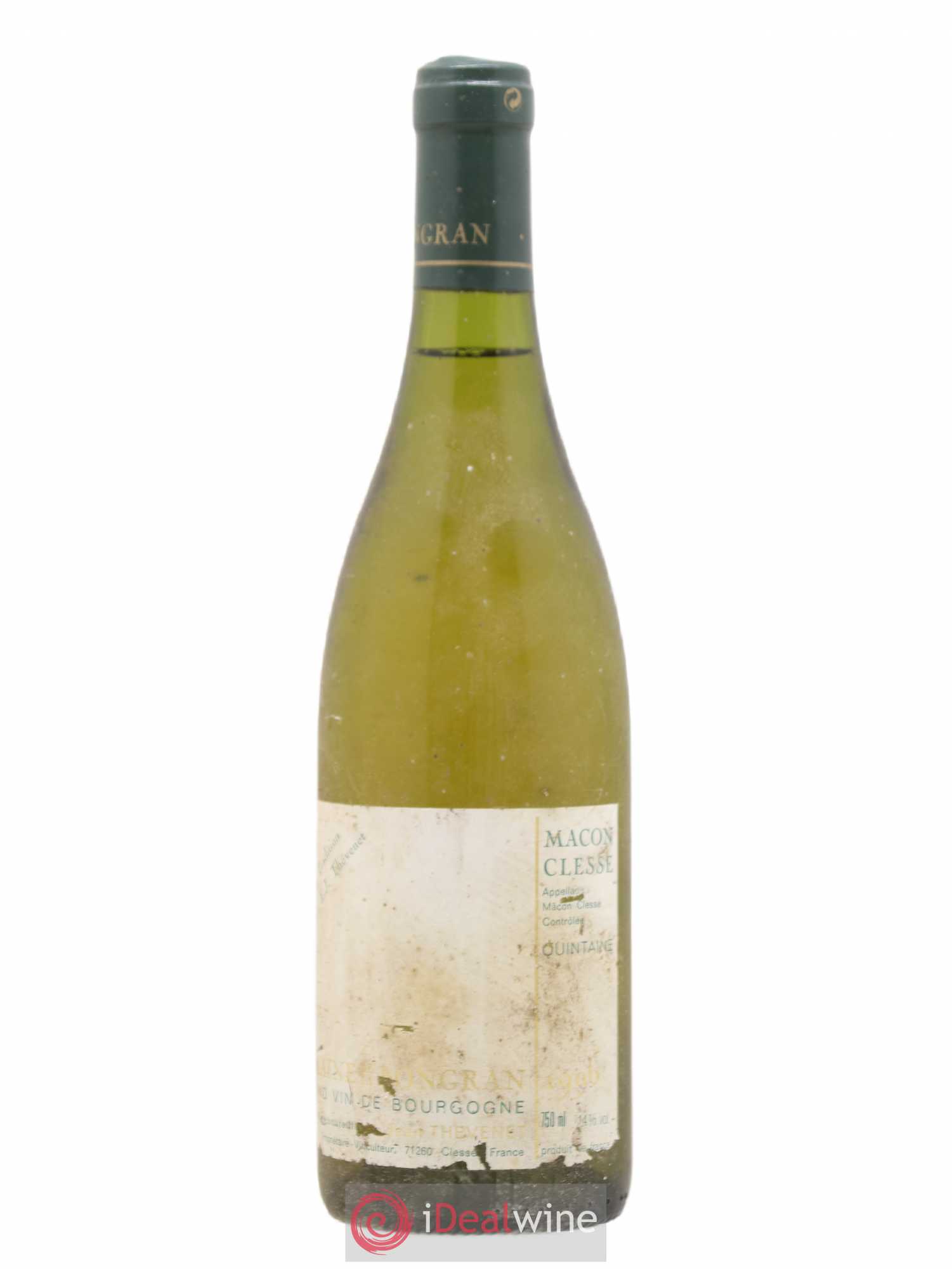 Mâcon Clesse Quintaine Cuvée Tradition Domaine De La Bongran 1996 - Posten von 1 Flasche - 0