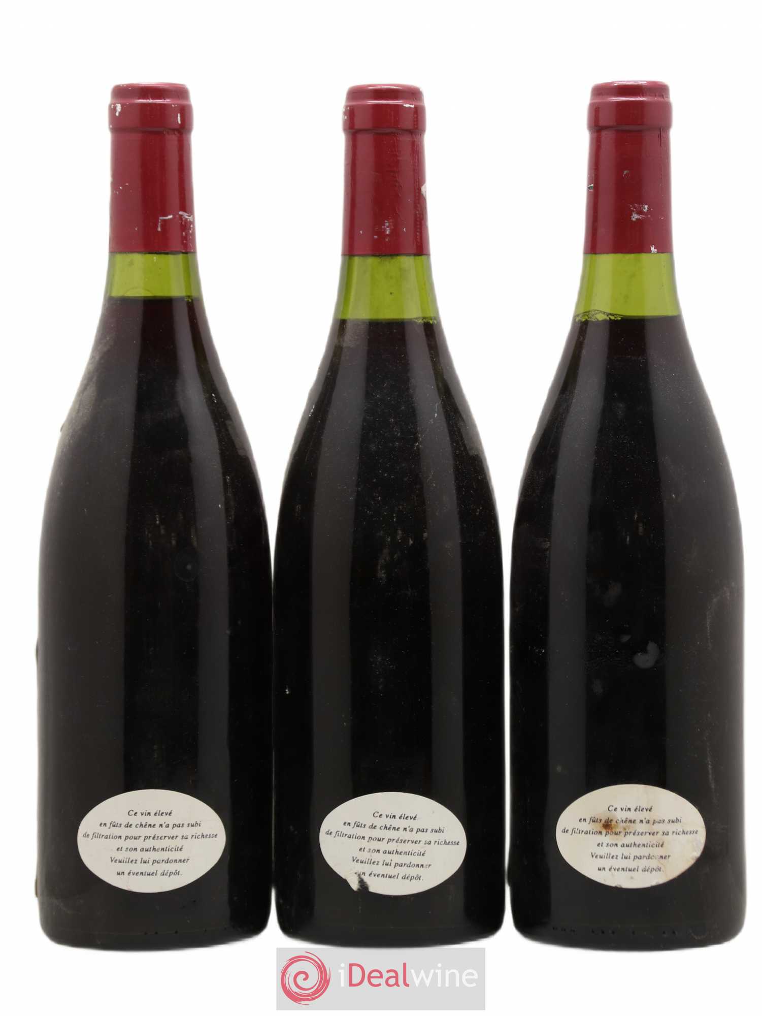 Vosne-Romanée 1er Cru Les Chaumes Jean Faurois 1990 - Posten von 3 Flaschen - 1