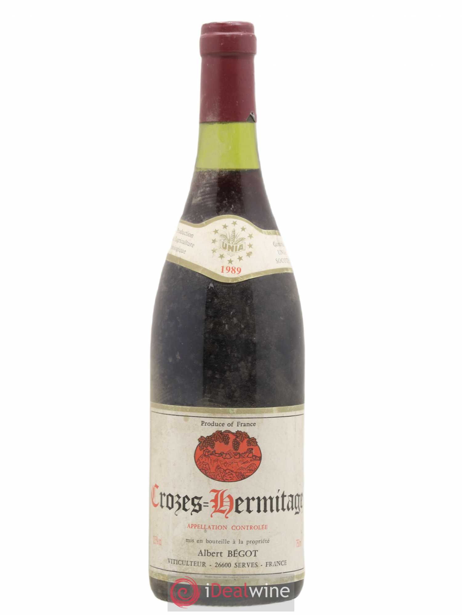 Crozes-Hermitage Begot 1989 - Lot de 1 bouteille - 0