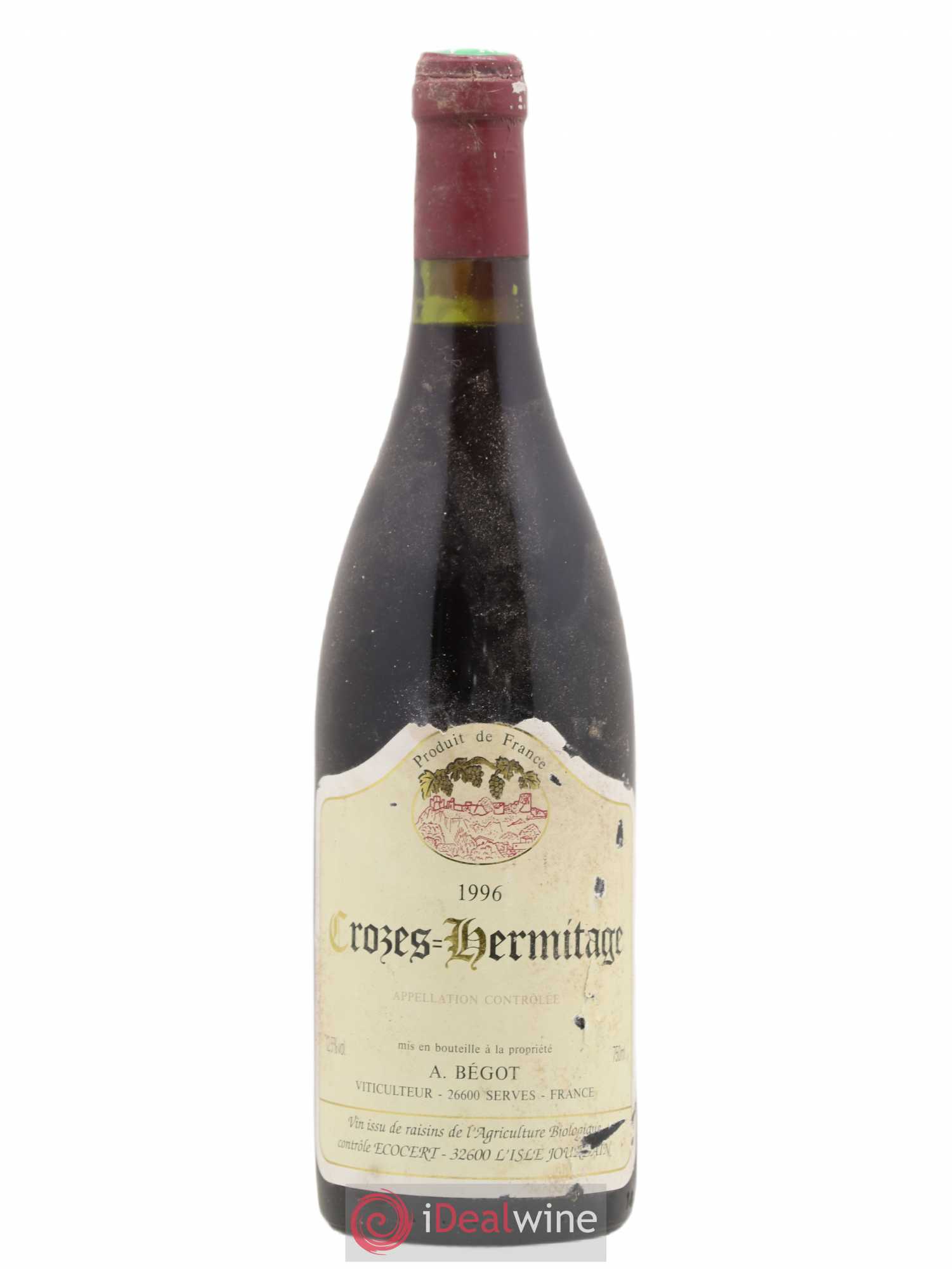 Crozes-Hermitage Begot 1996 - Lot de 1 bouteille - 0