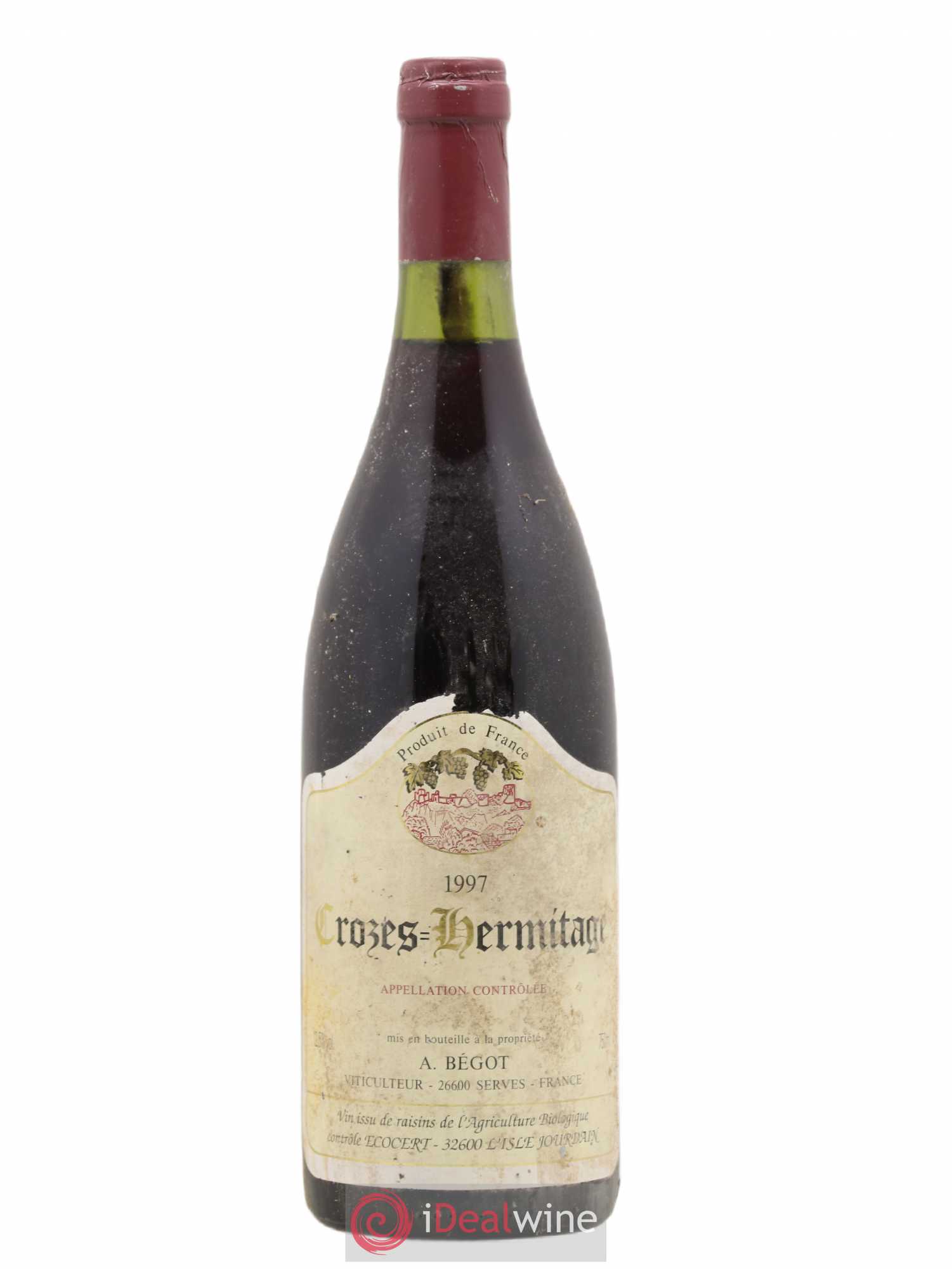 Crozes-Hermitage Begot 1997 - Lot de 1 bouteille - 0