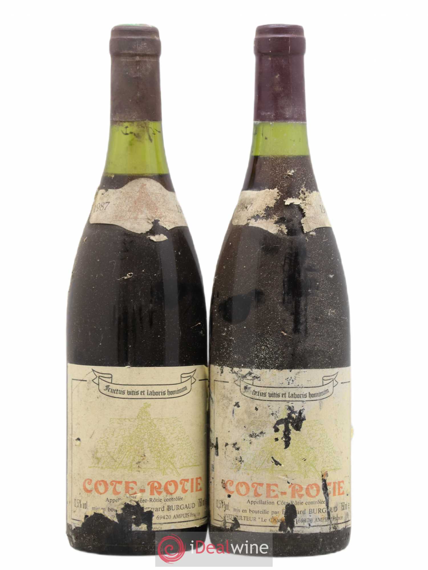 Côte-Rôtie Bernard Burgaud 1987 - Lot de 2 bouteilles - 0
