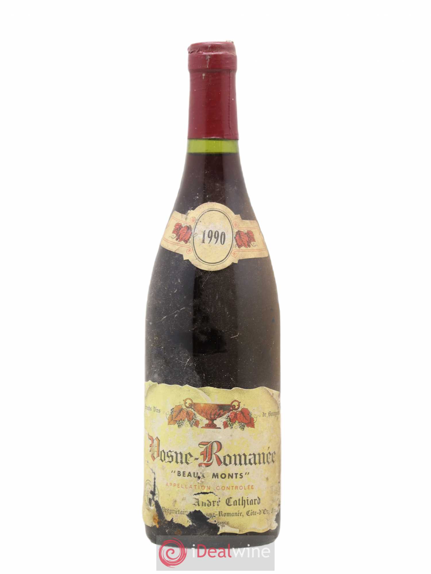 Vosne-Romanée 1er Cru Les Beaux Monts André Cathiard 1990 - Posten von 1 Flasche - 0