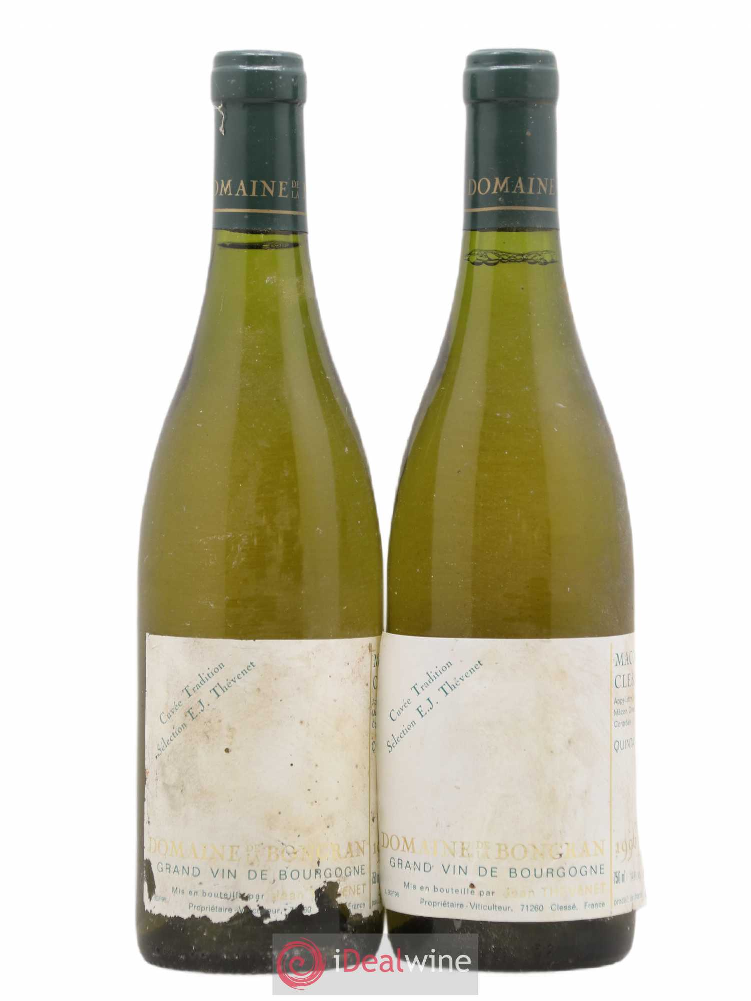 Mâcon Clessé Cuvée Tradition Domaine De La Bongran 1996 - Posten von 2 Flaschen - 1