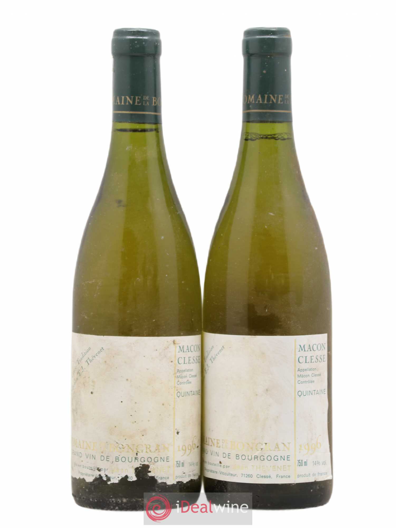 Mâcon Clessé Cuvée Tradition Domaine De La Bongran 1996 - Posten von 2 Flaschen - 0