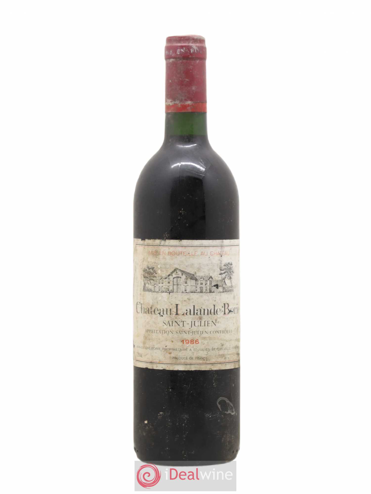 Château Lalande Borie 1986 - Lot de 1 bouteille - 0