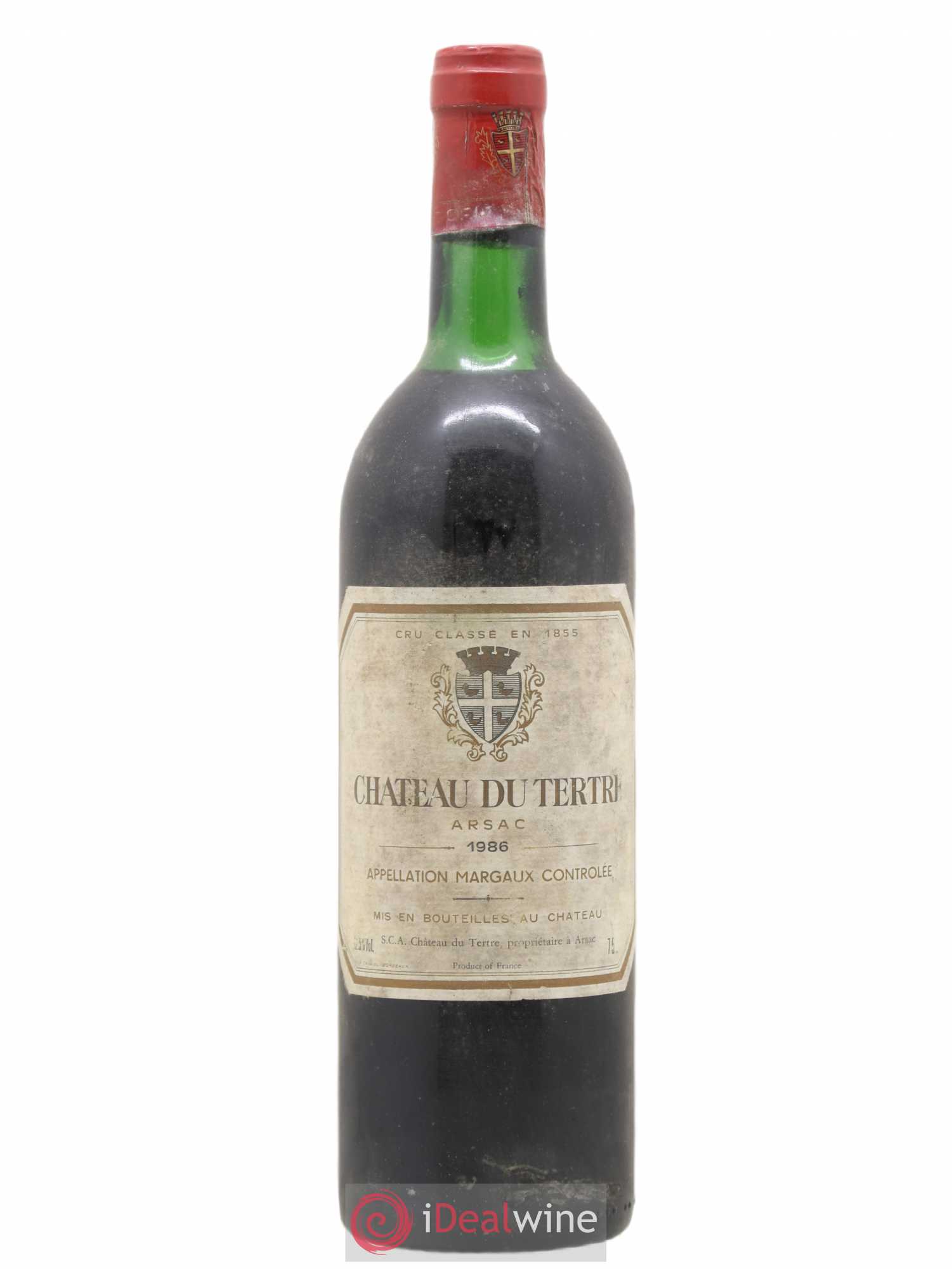 Château du Tertre 5ème Grand Cru Classé 1986 - Lot de 1 bouteille - 0